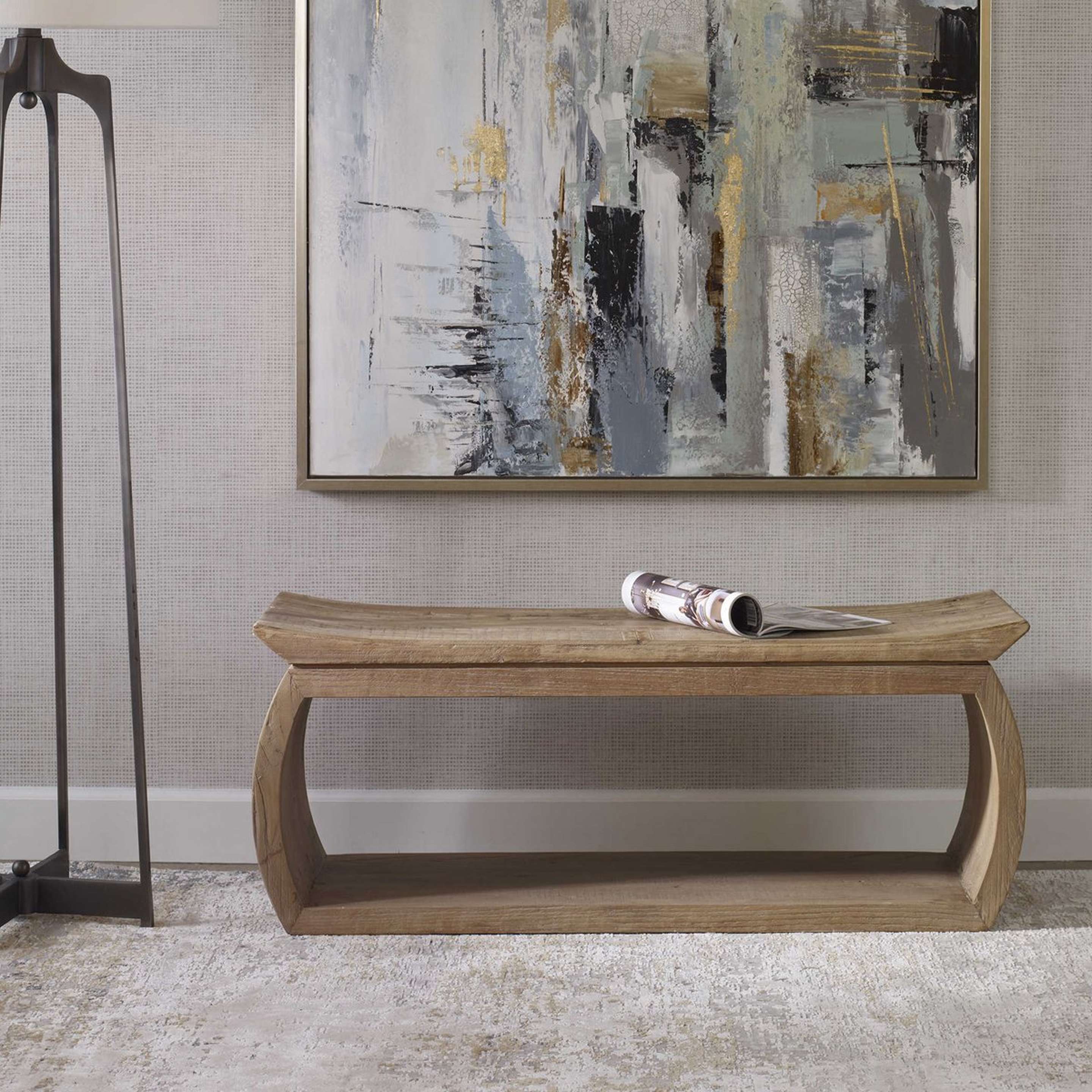 A Rhett Bench with Natural color
