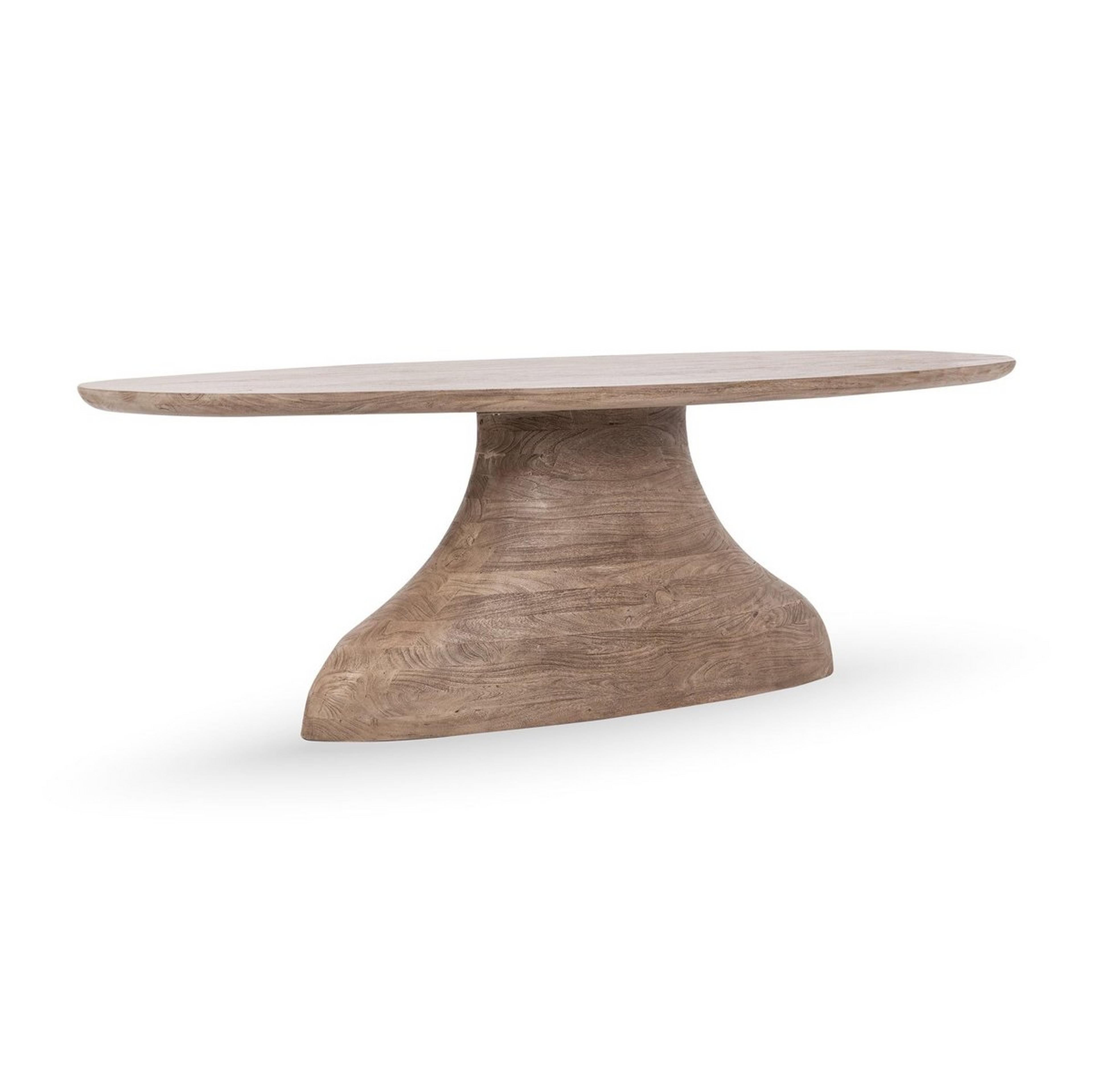 A Juna Dining Table with Natural Acacia Wood color