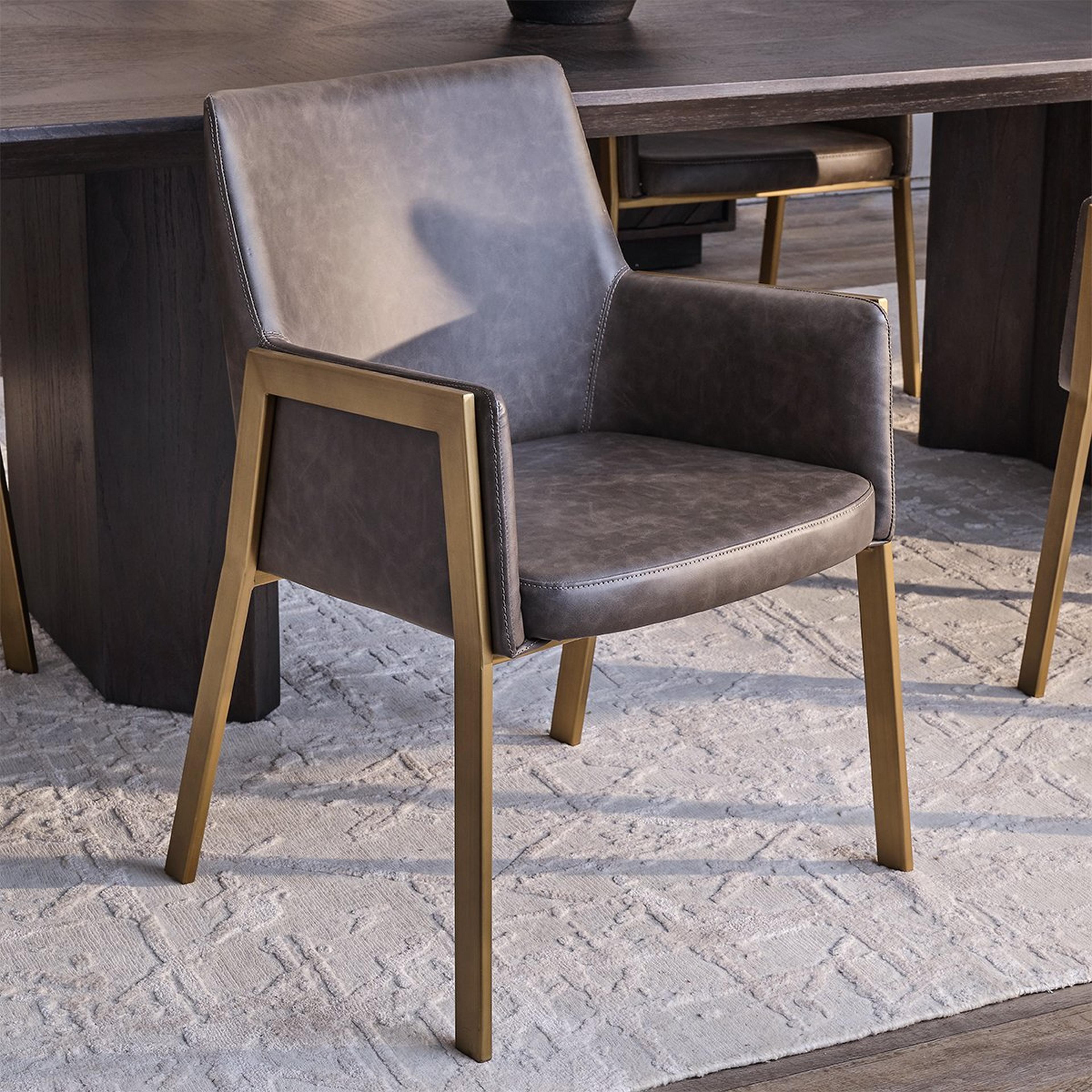 A Rosten Dining Chair with Gray color