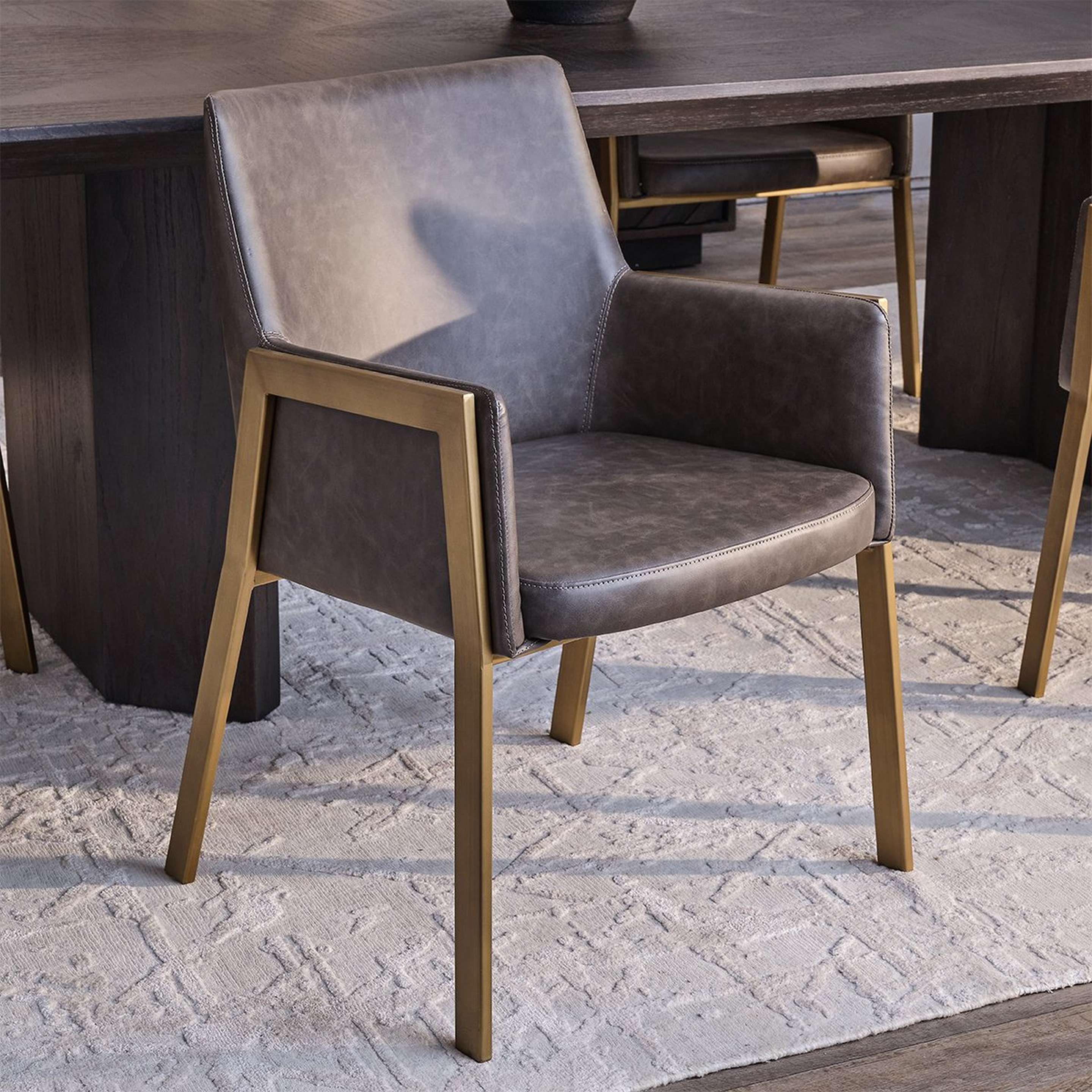A Rosten Dining Chair with Gray color