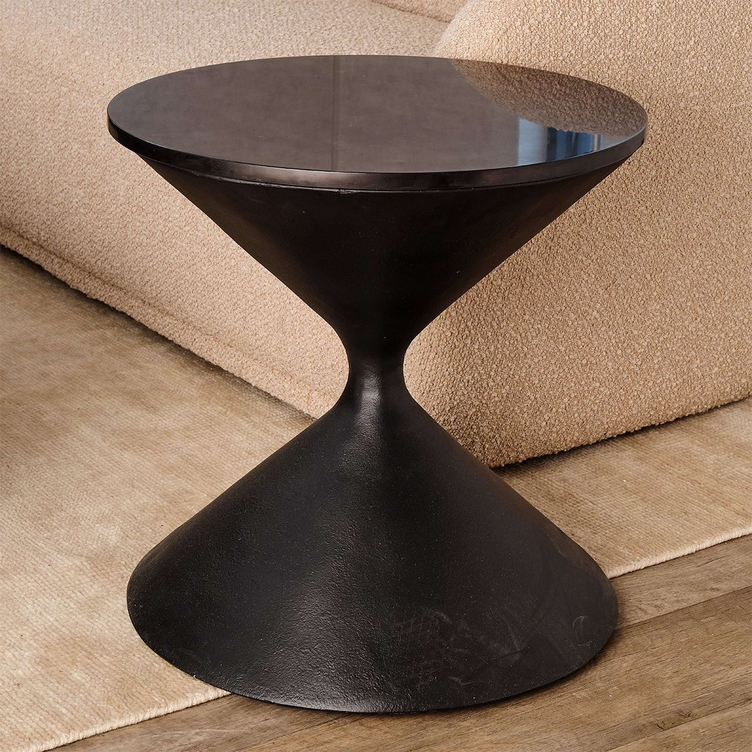 A Fatima Side Table with Black color