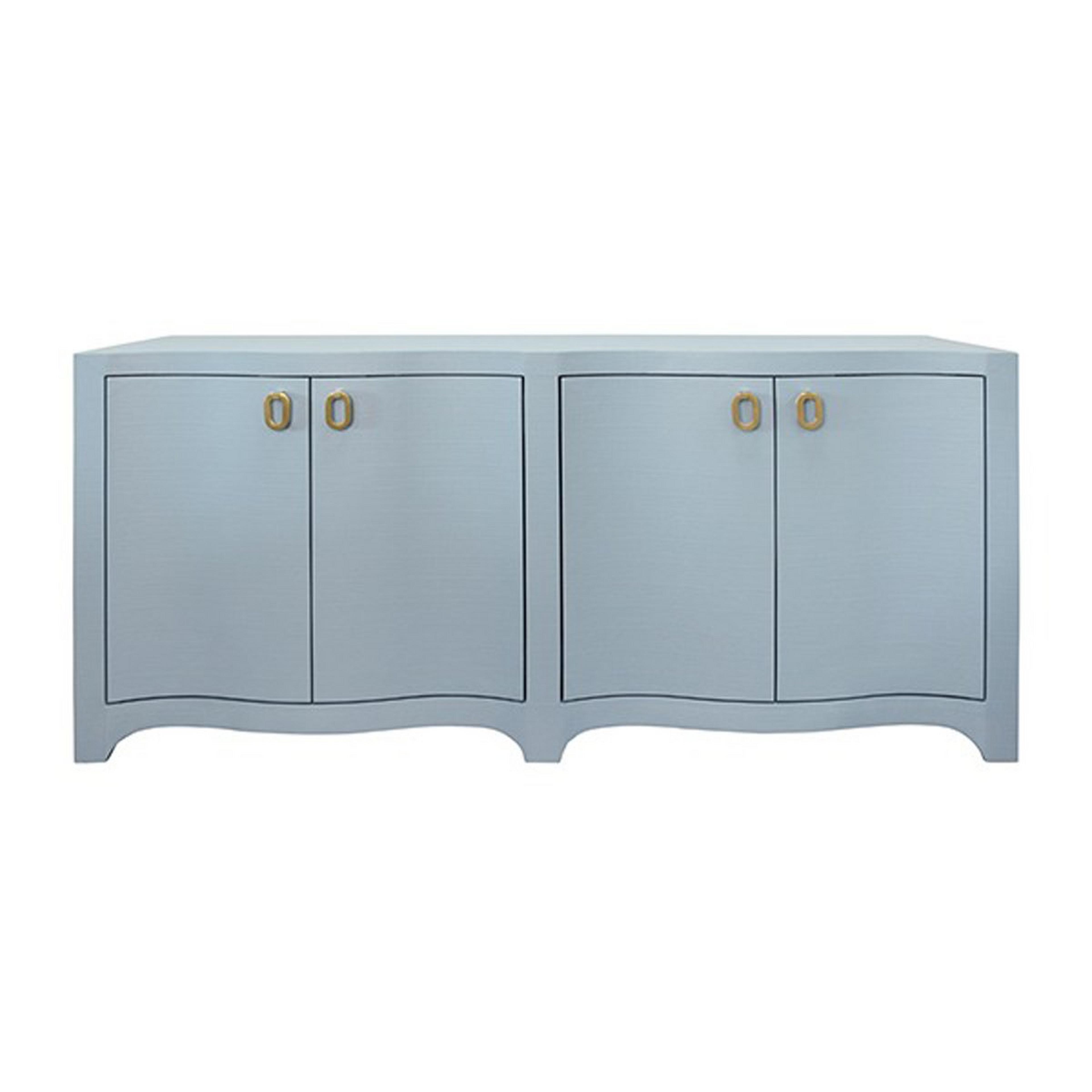 A Bruna Buffet with Light Blue color