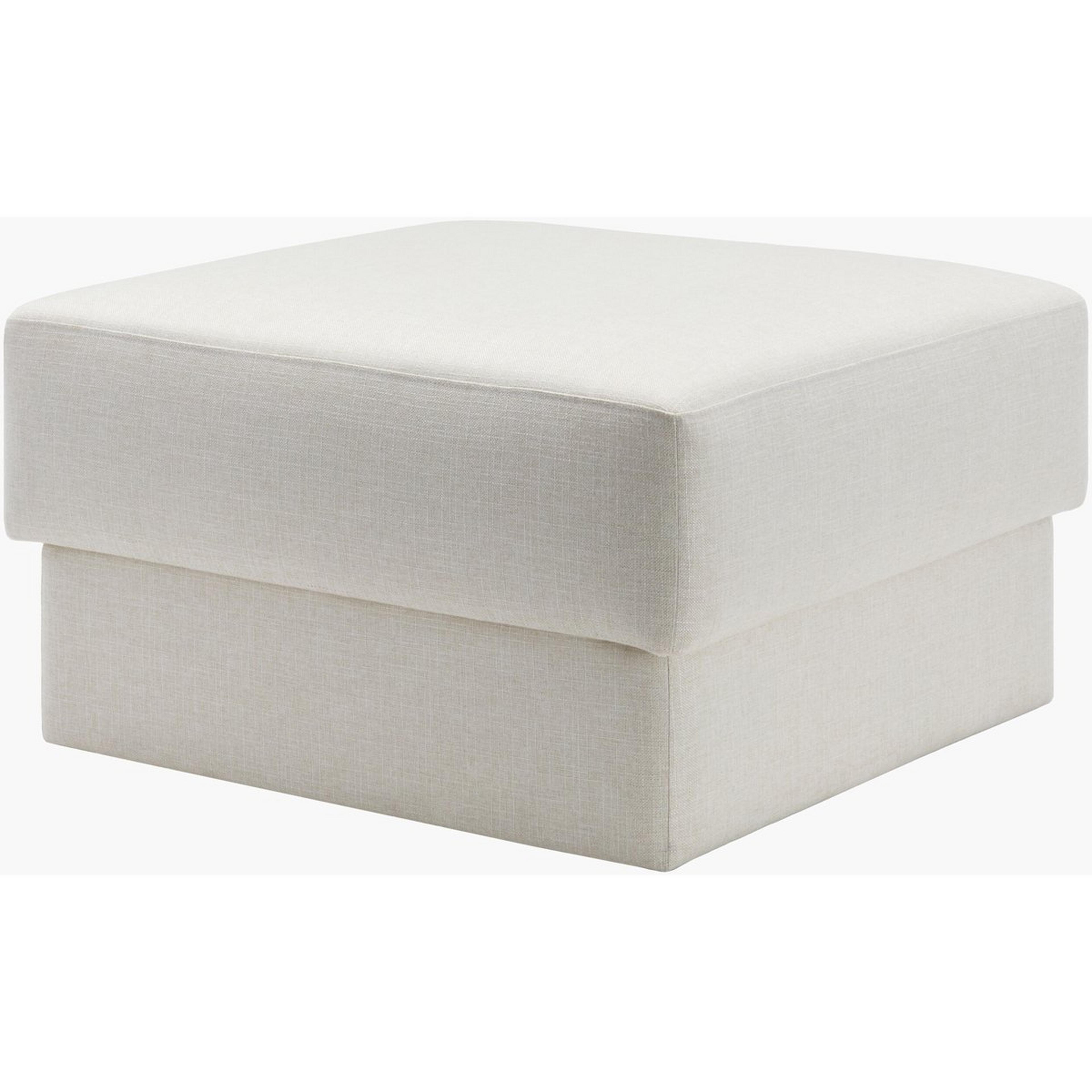 A Declan Ottoman with White color
