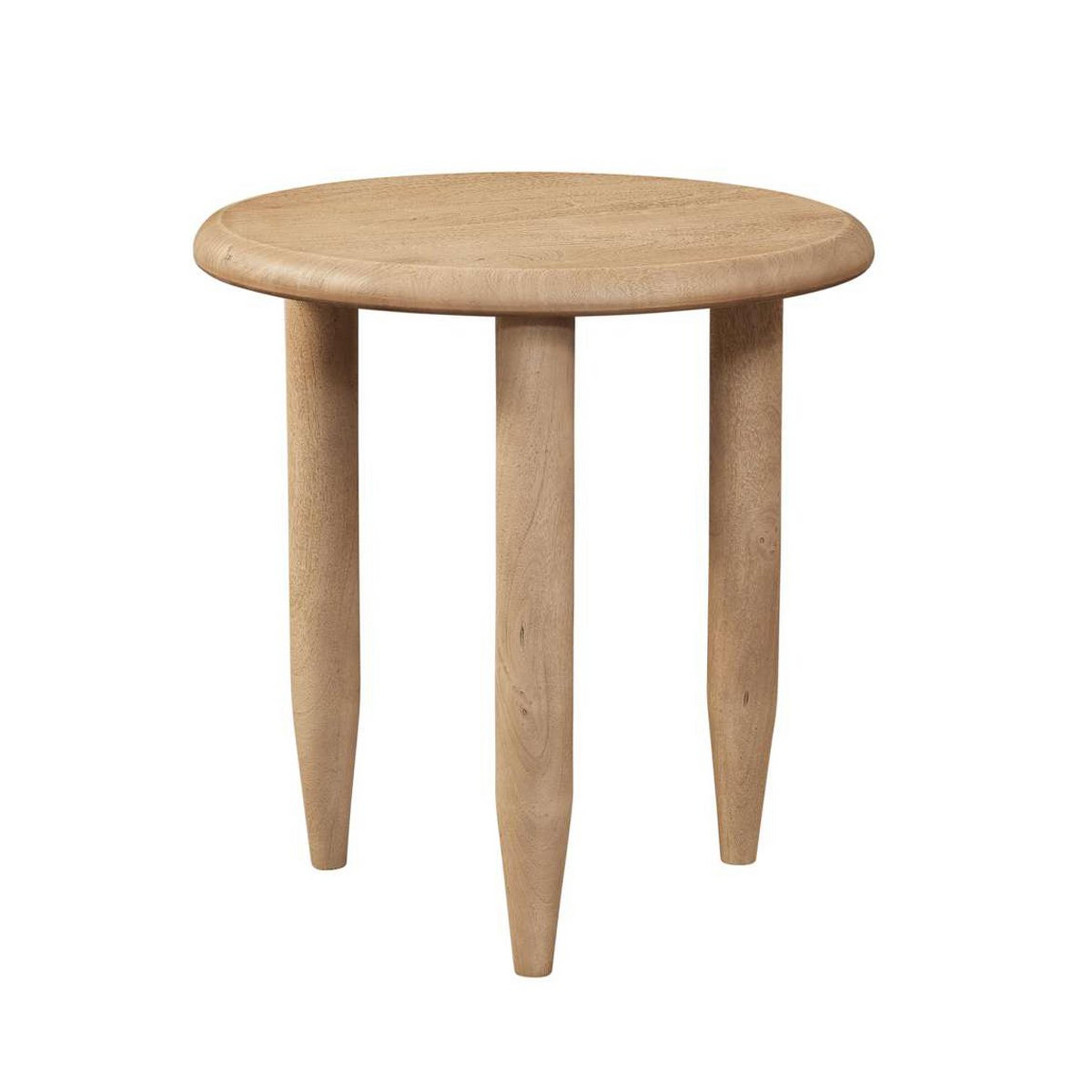 A Darlette Side Table with Light Wood color
