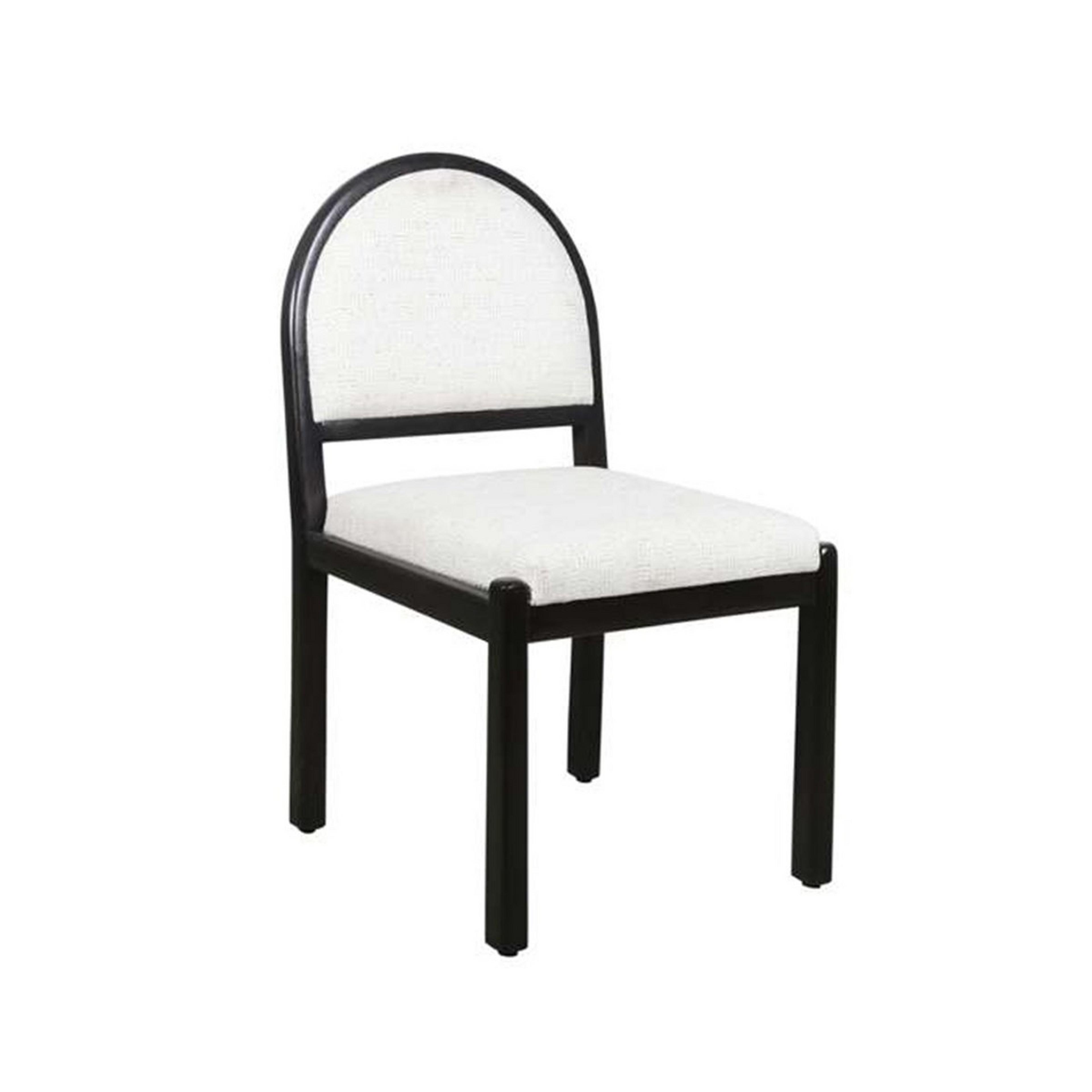A Schonder Dining Chair with Brown / White color