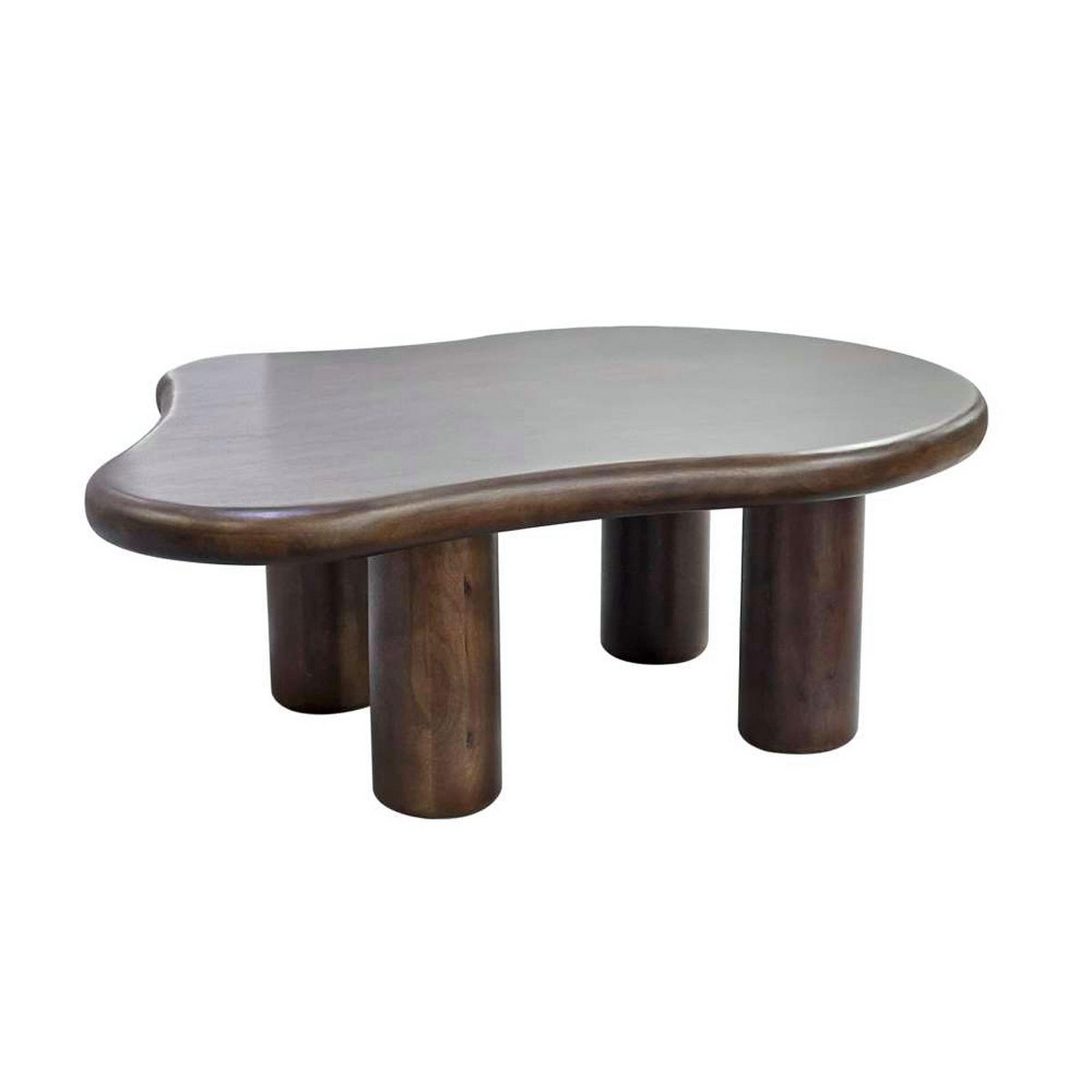 A Aplomb Coffee Table with Dark Wood color