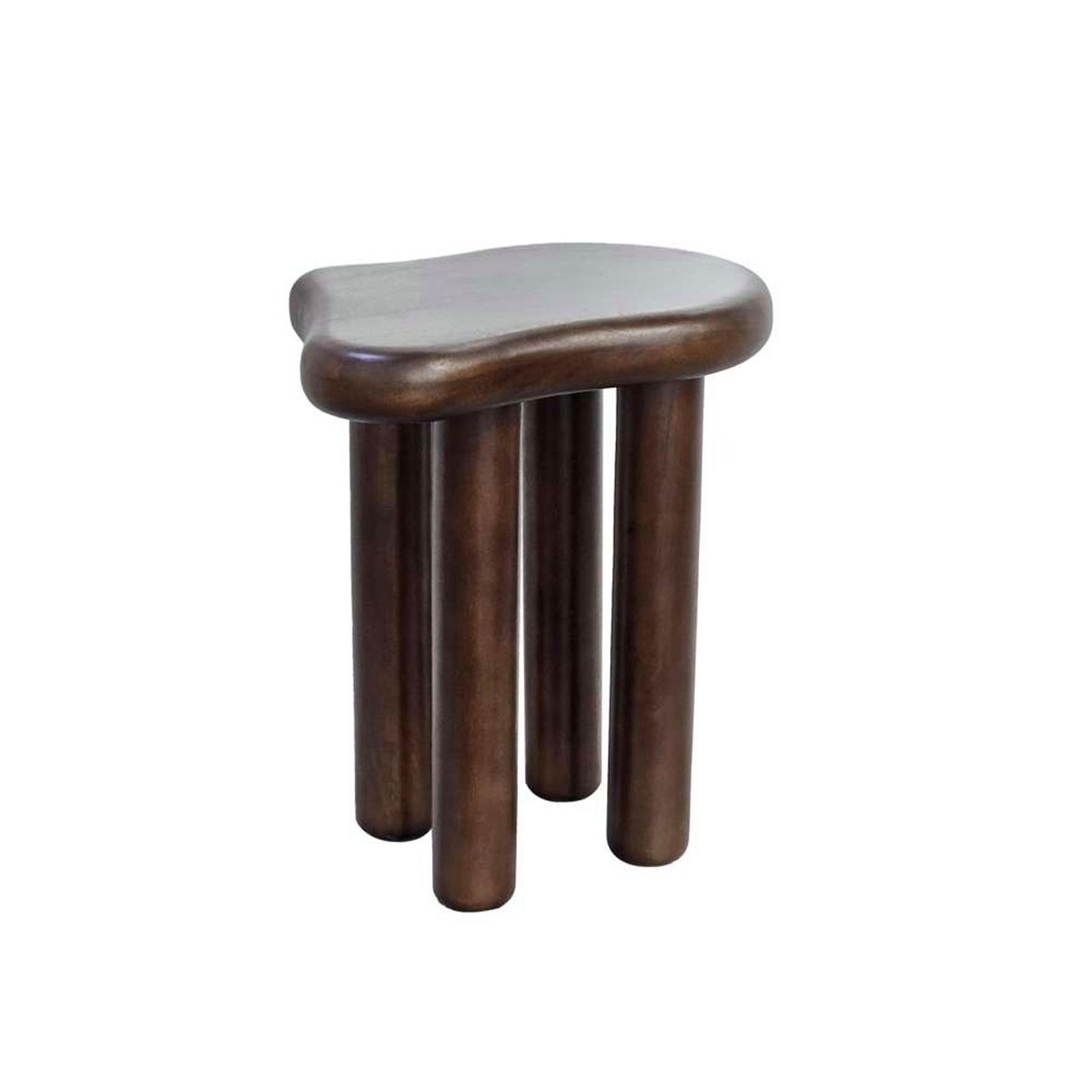 A Aplomb End Table with Dark Wood color