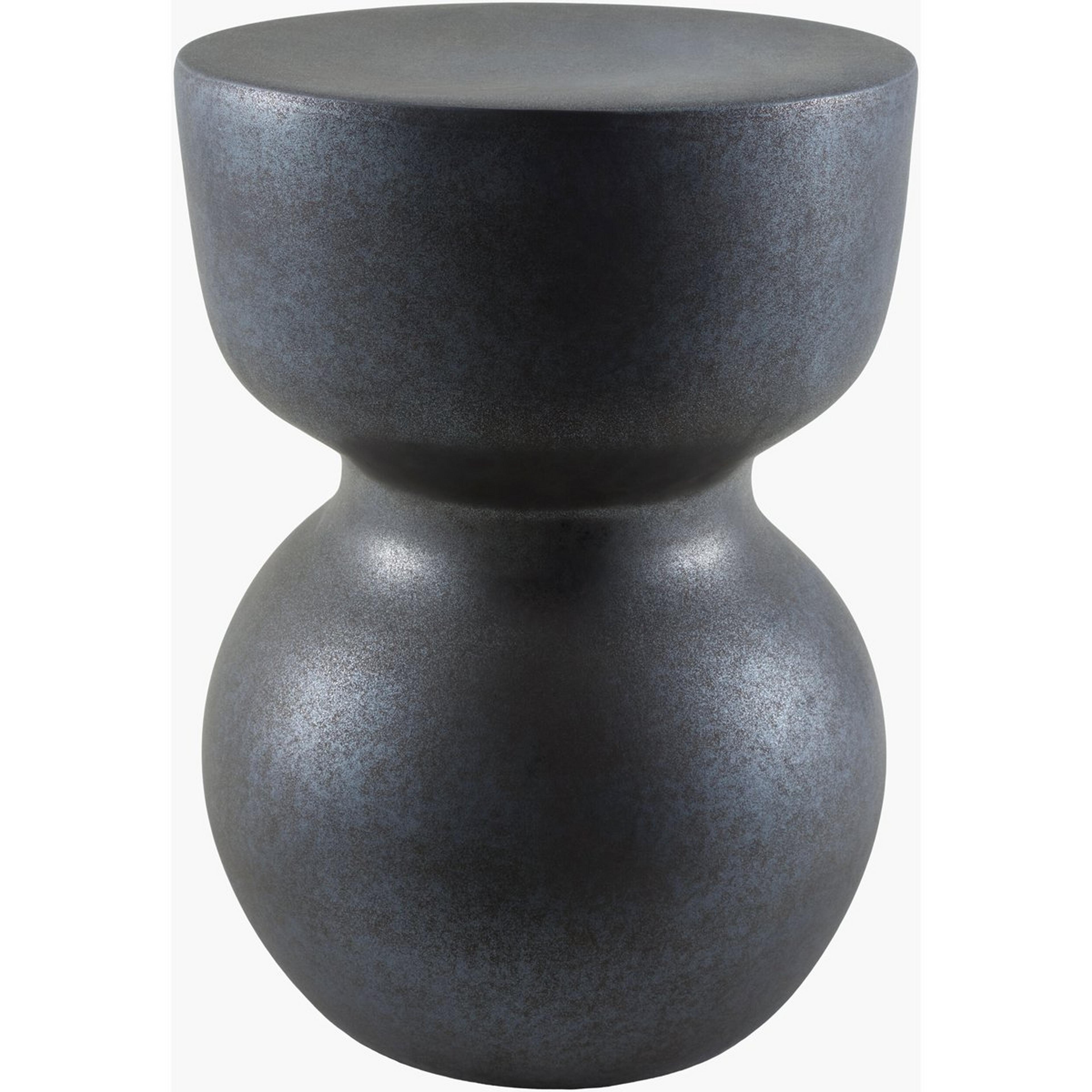 A Carpal Garden Stool with Black Ceramic color