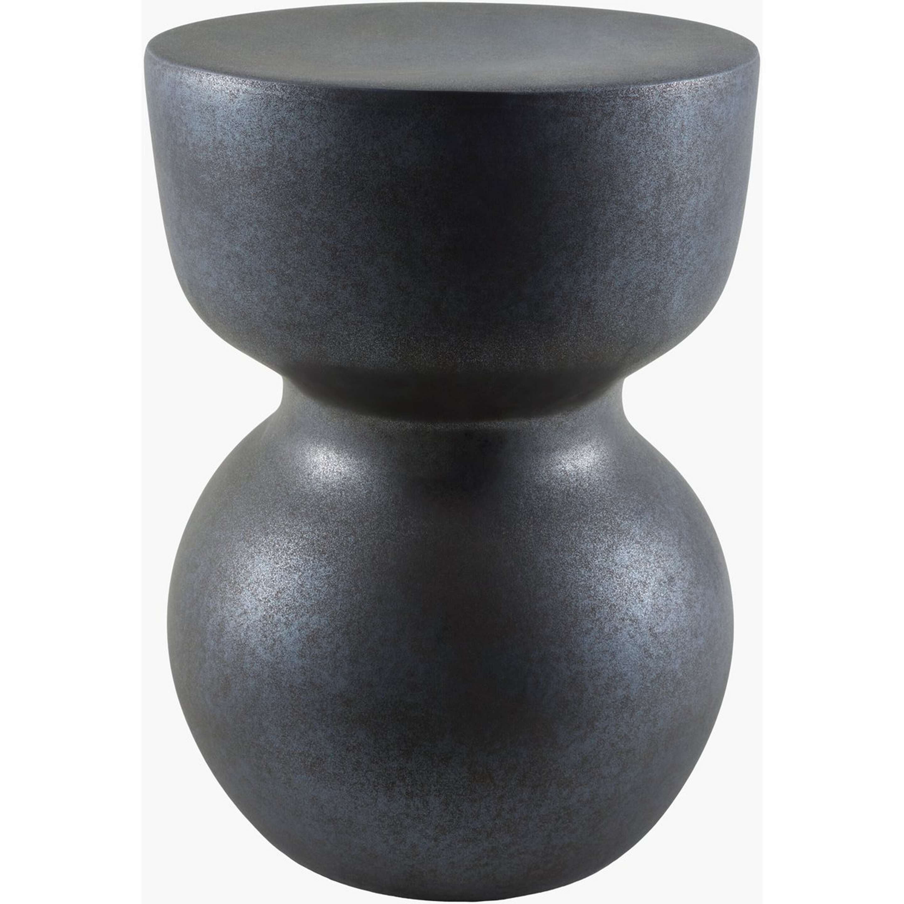 A Carpal Garden Stool with Black Ceramic color