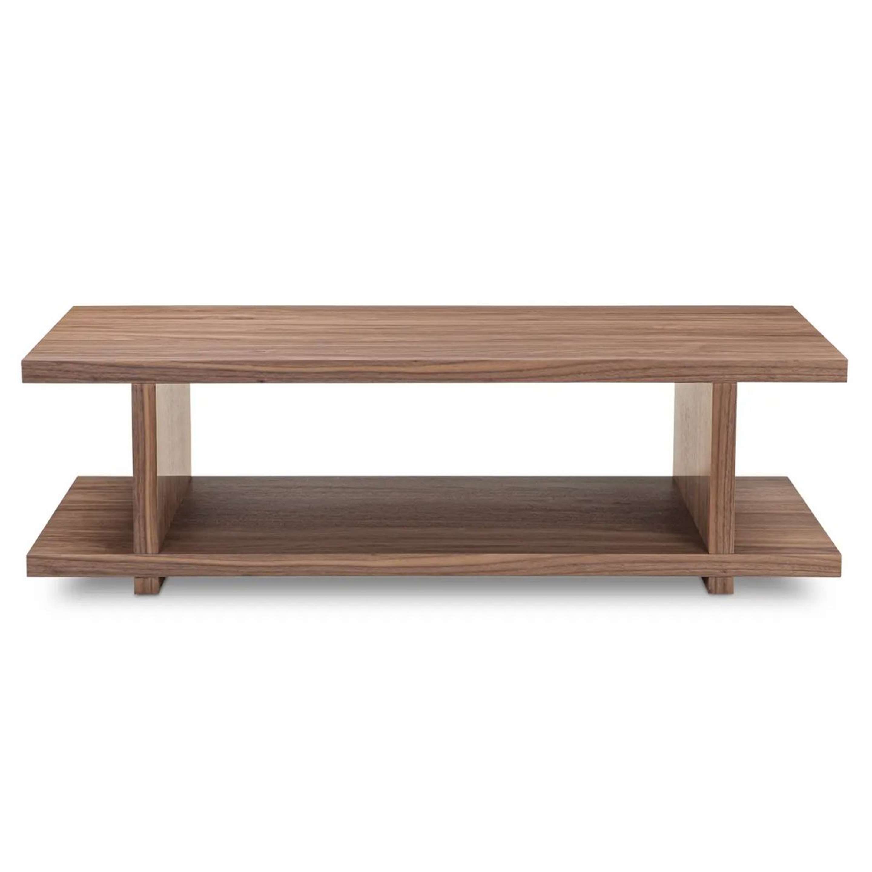 A Miriam Coffee Table with Walnut color