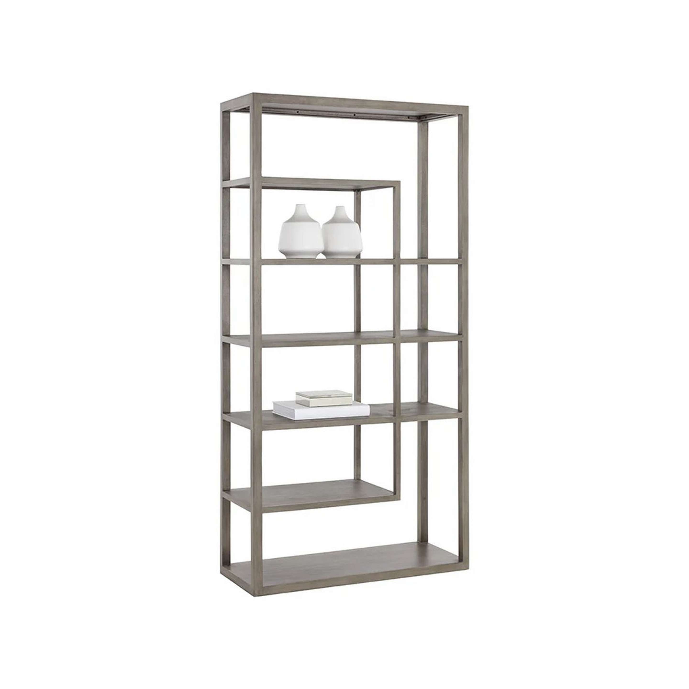 A Ryan Bookcase with Gray color