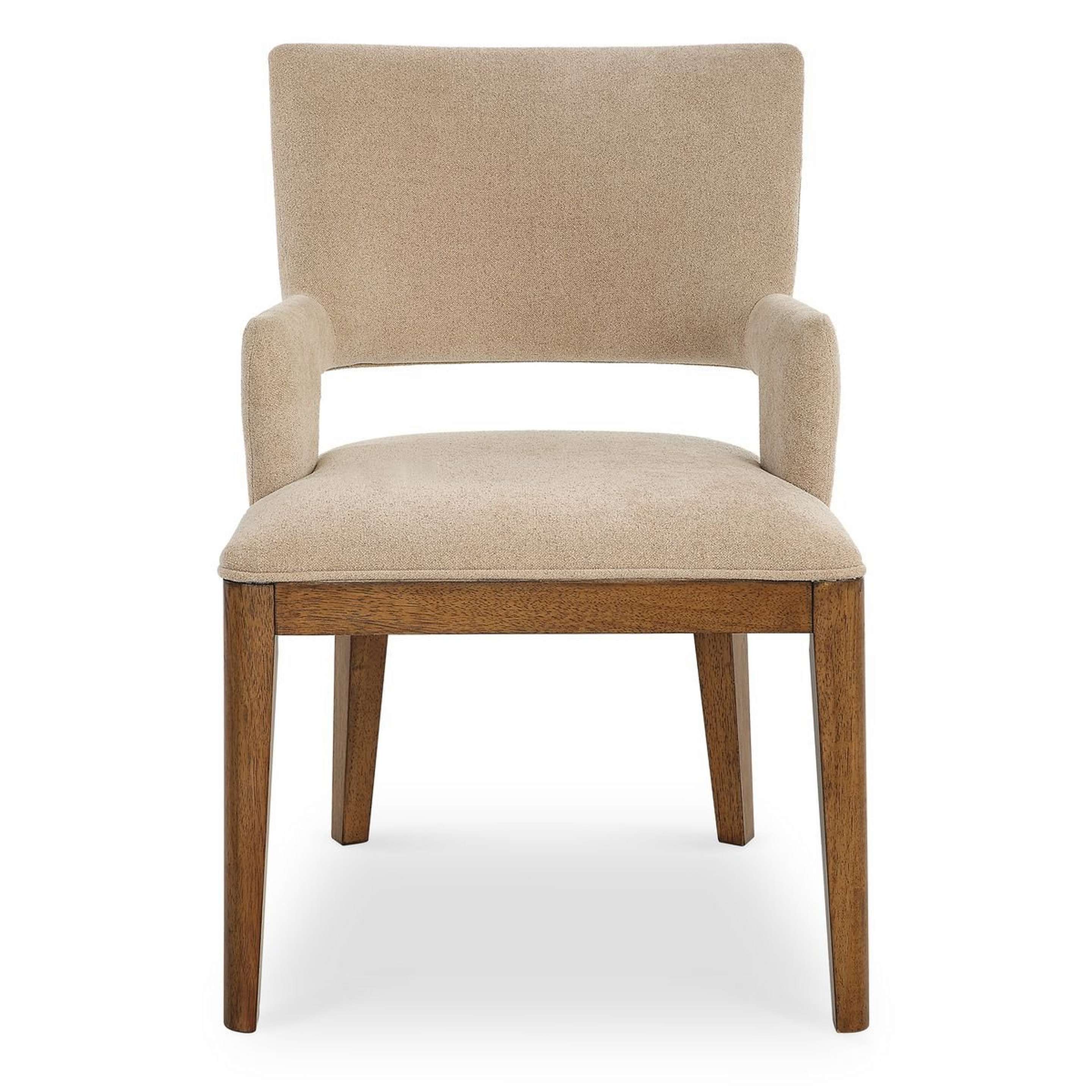 A Patteson Dining Chair with Beige/Brown color