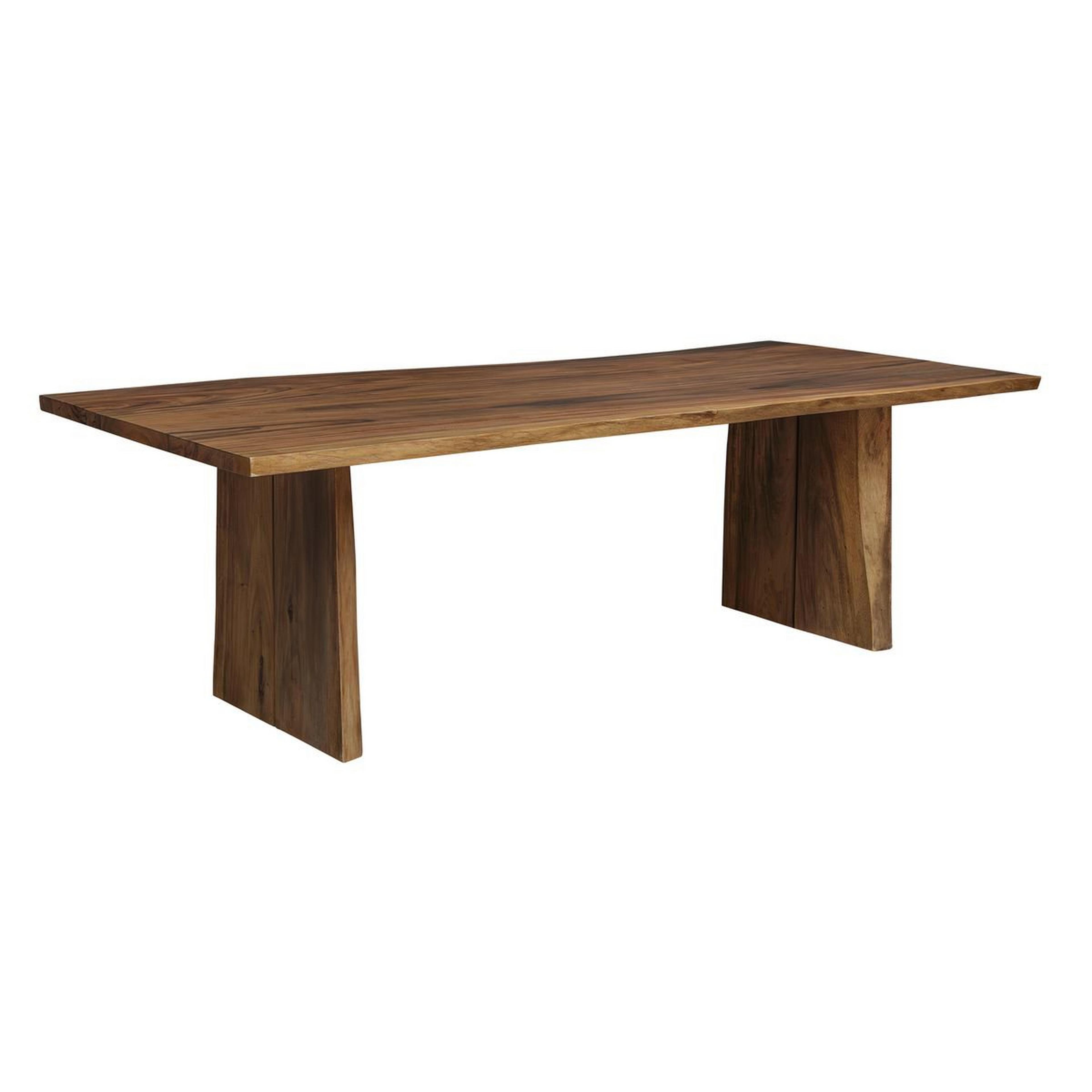 A Edel Dining Table with Saur Wood color