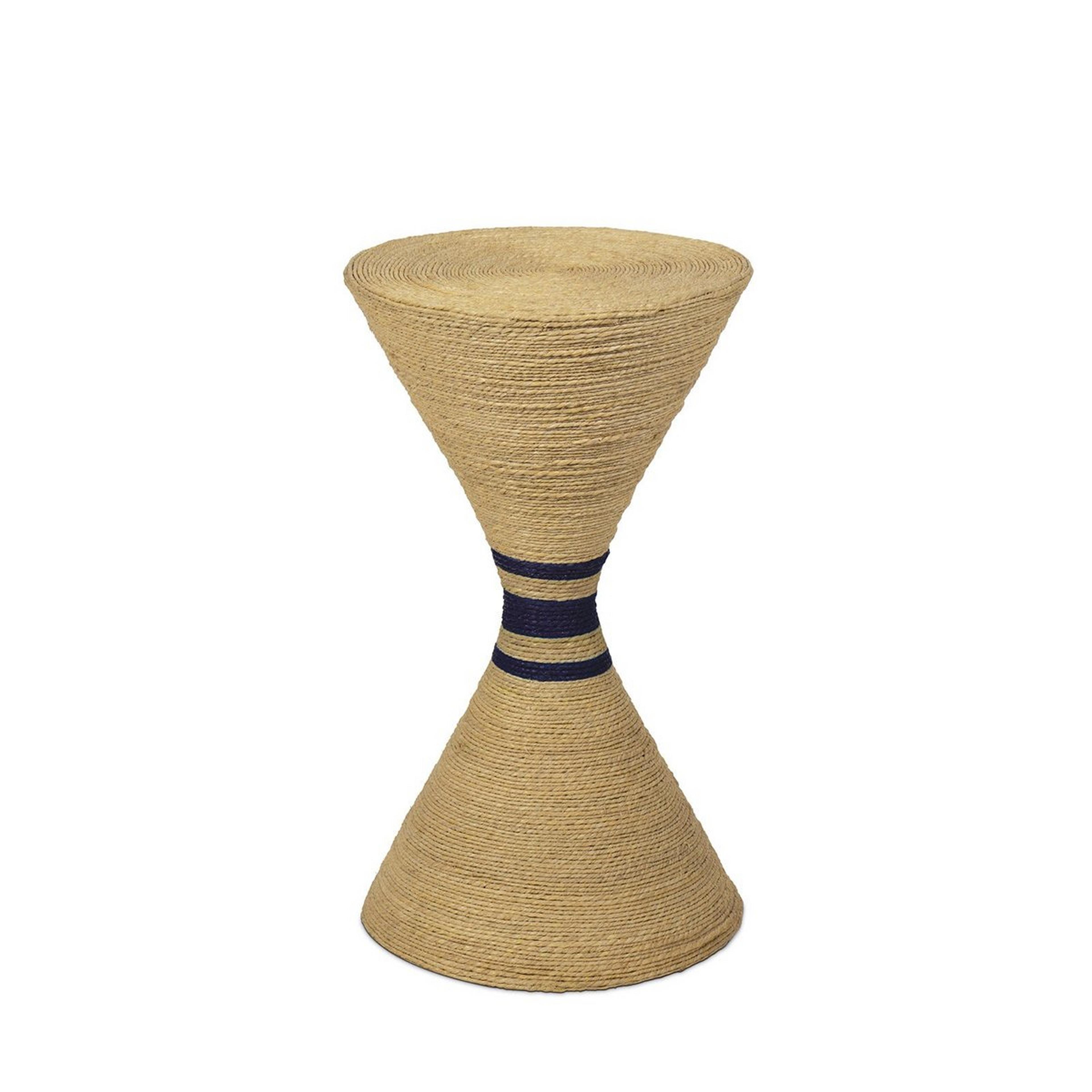 A Sinead End Table - Small with Natural Seagrass color