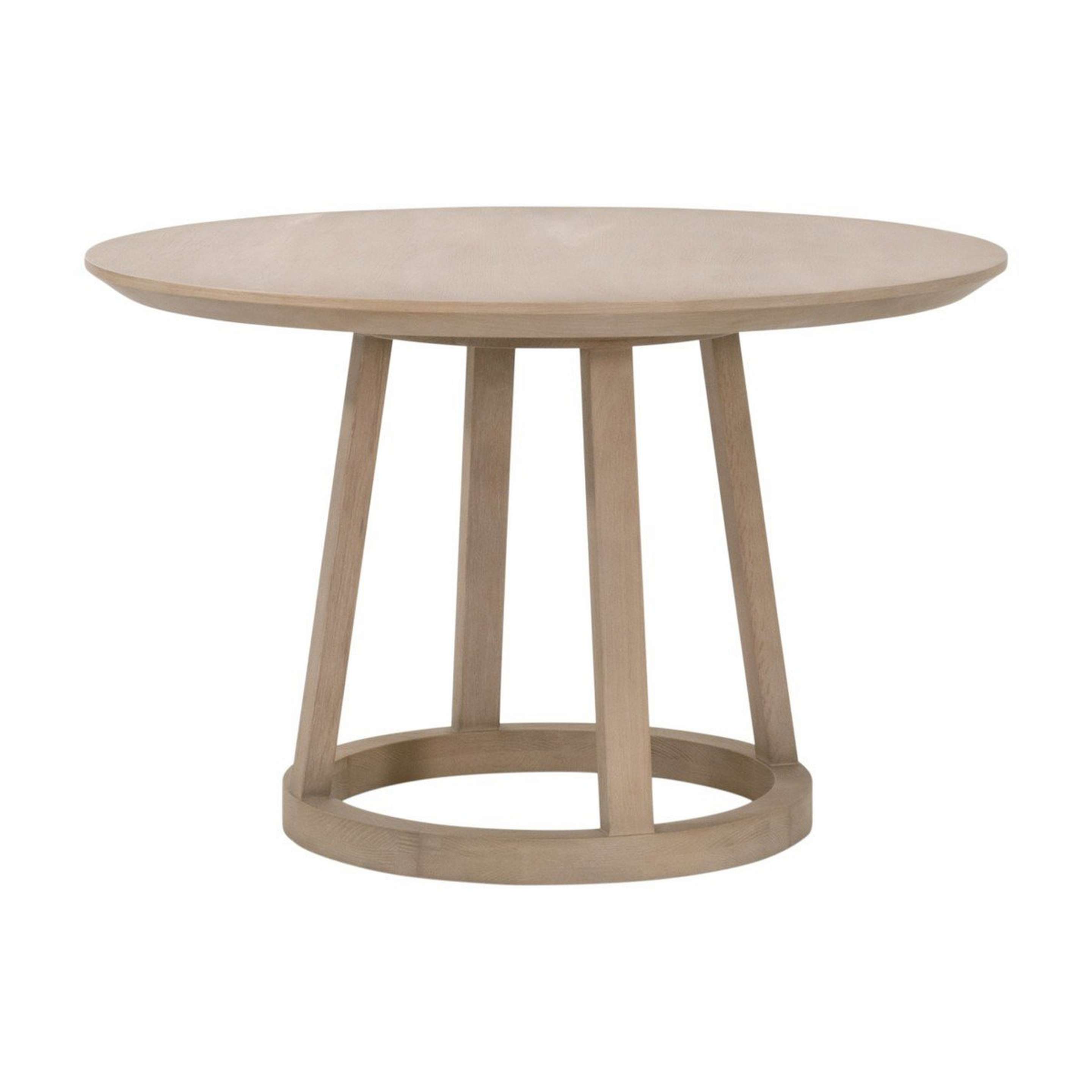 A Renata Dining Table with Gray Oak / Pine color