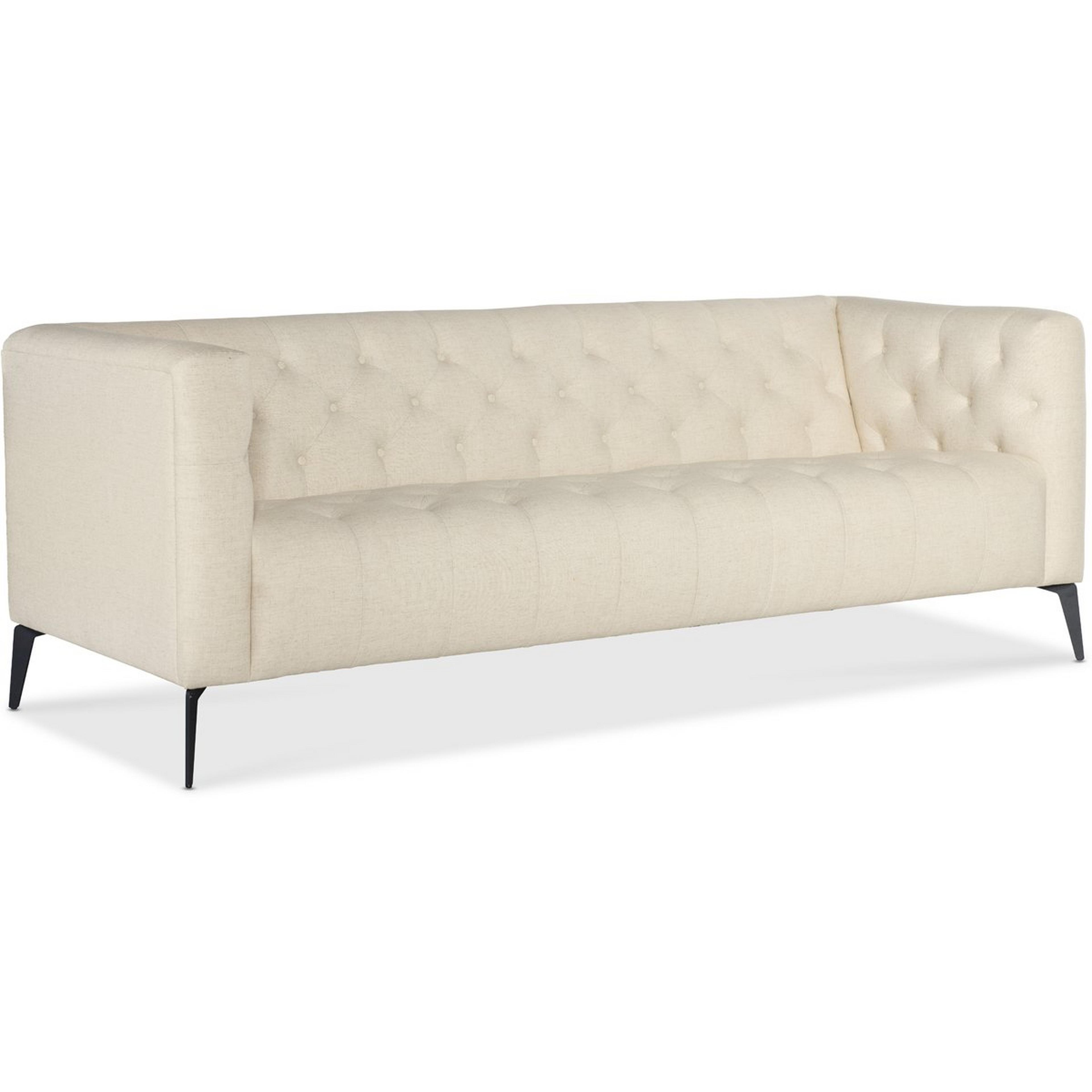 A Fletcher Sofa with Ivory Upholstery color