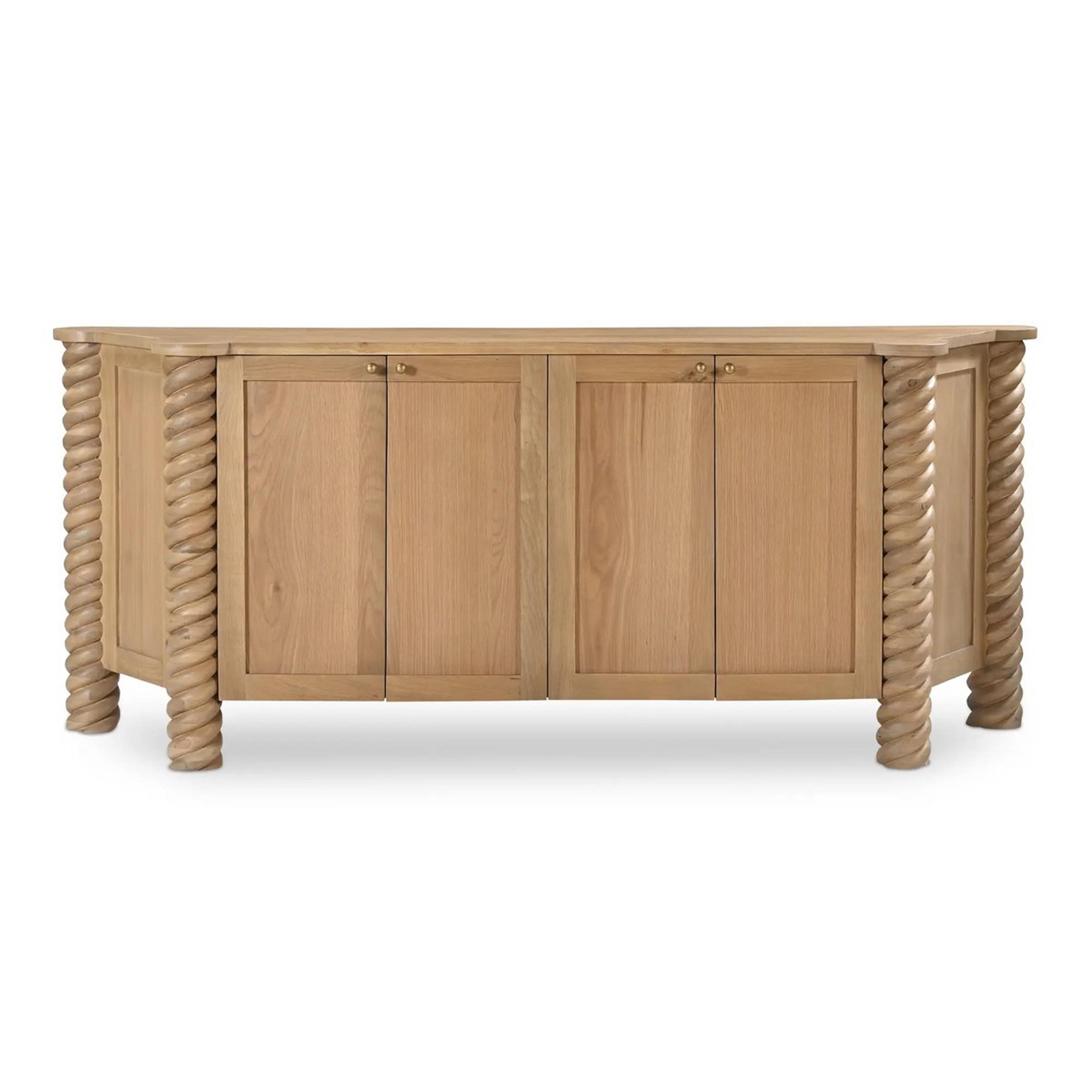 A Caduceus Sideboard with Oak color