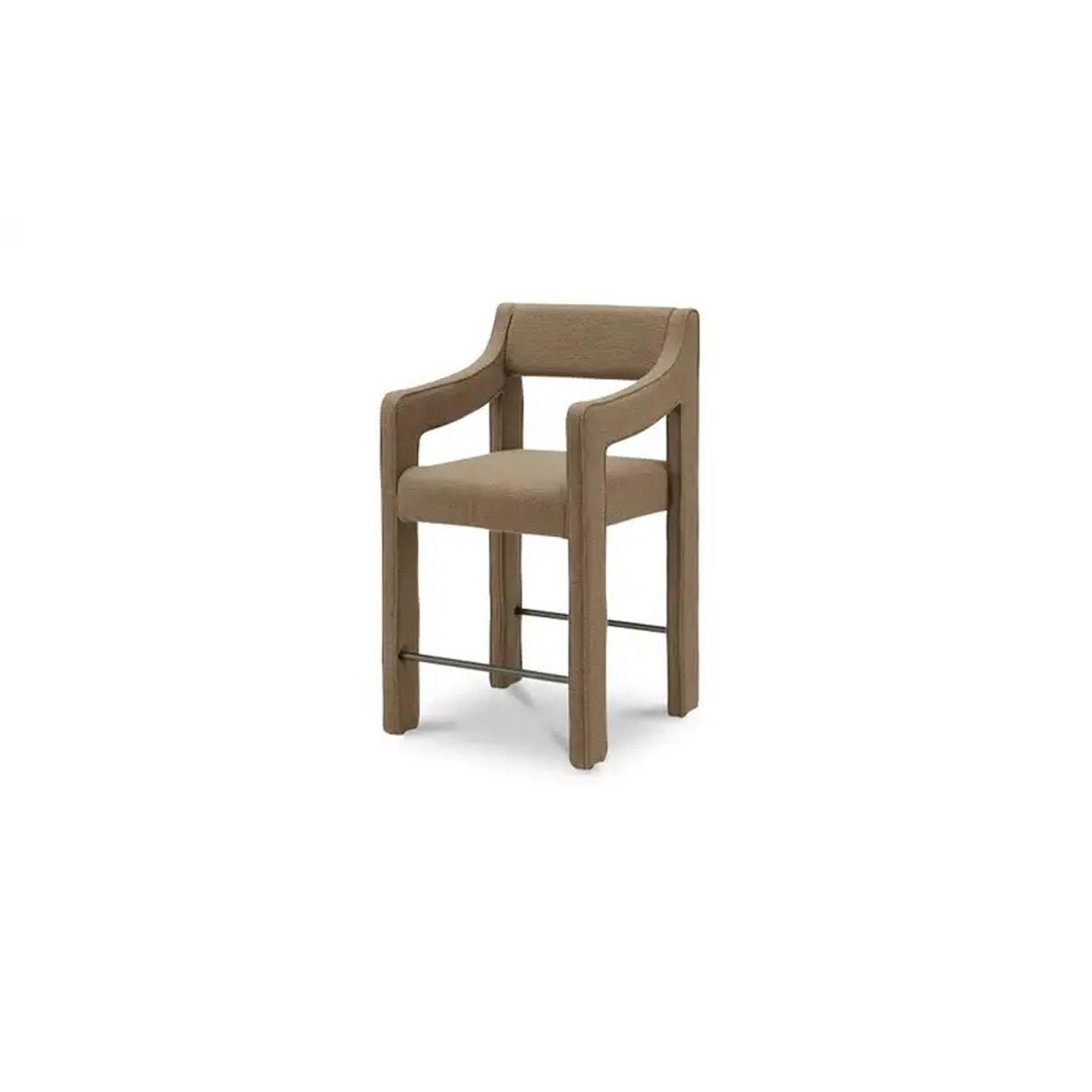 A Rhapso Counter Stool - Solid with Brown color