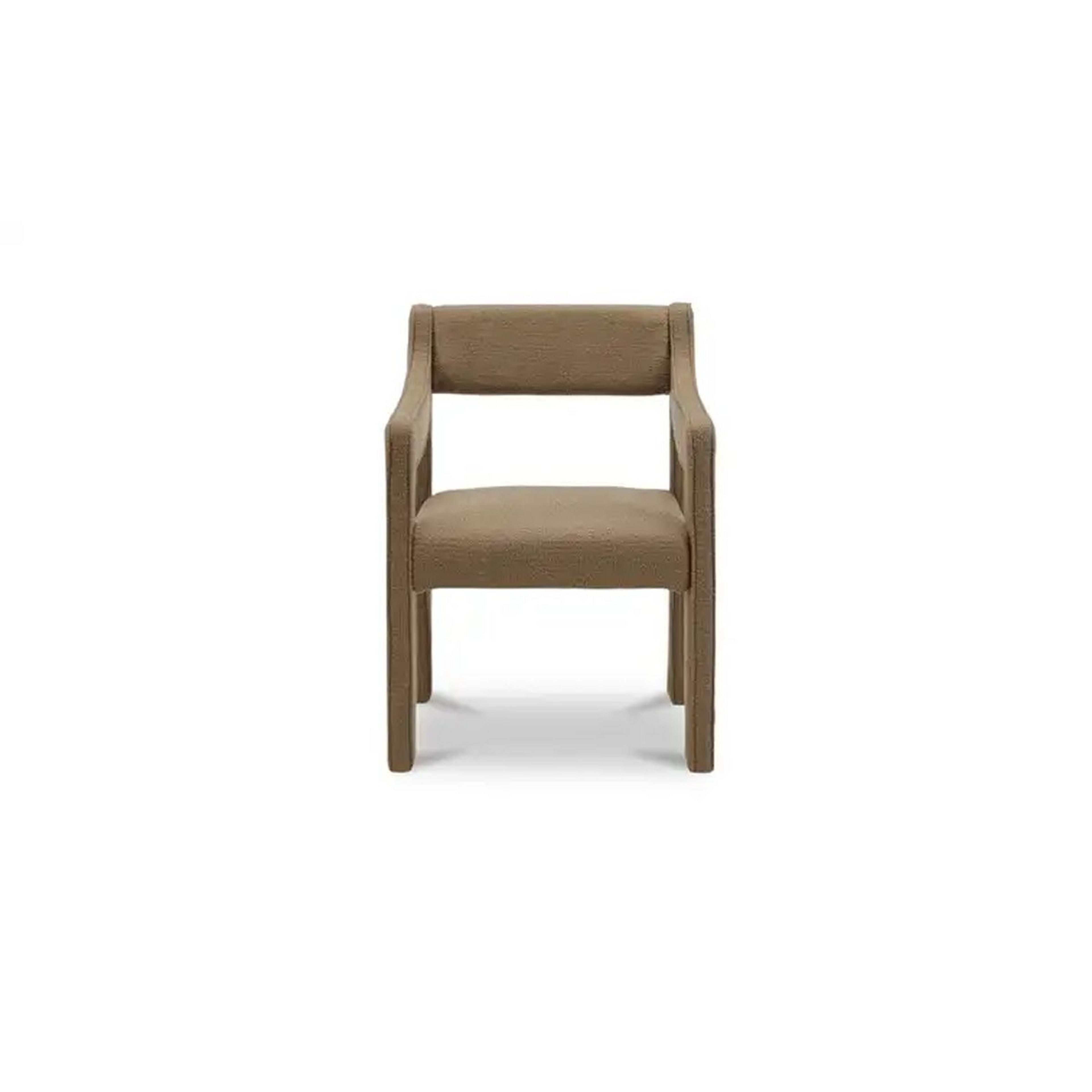 A Rhapso Dining Chair - Solid with Brown color