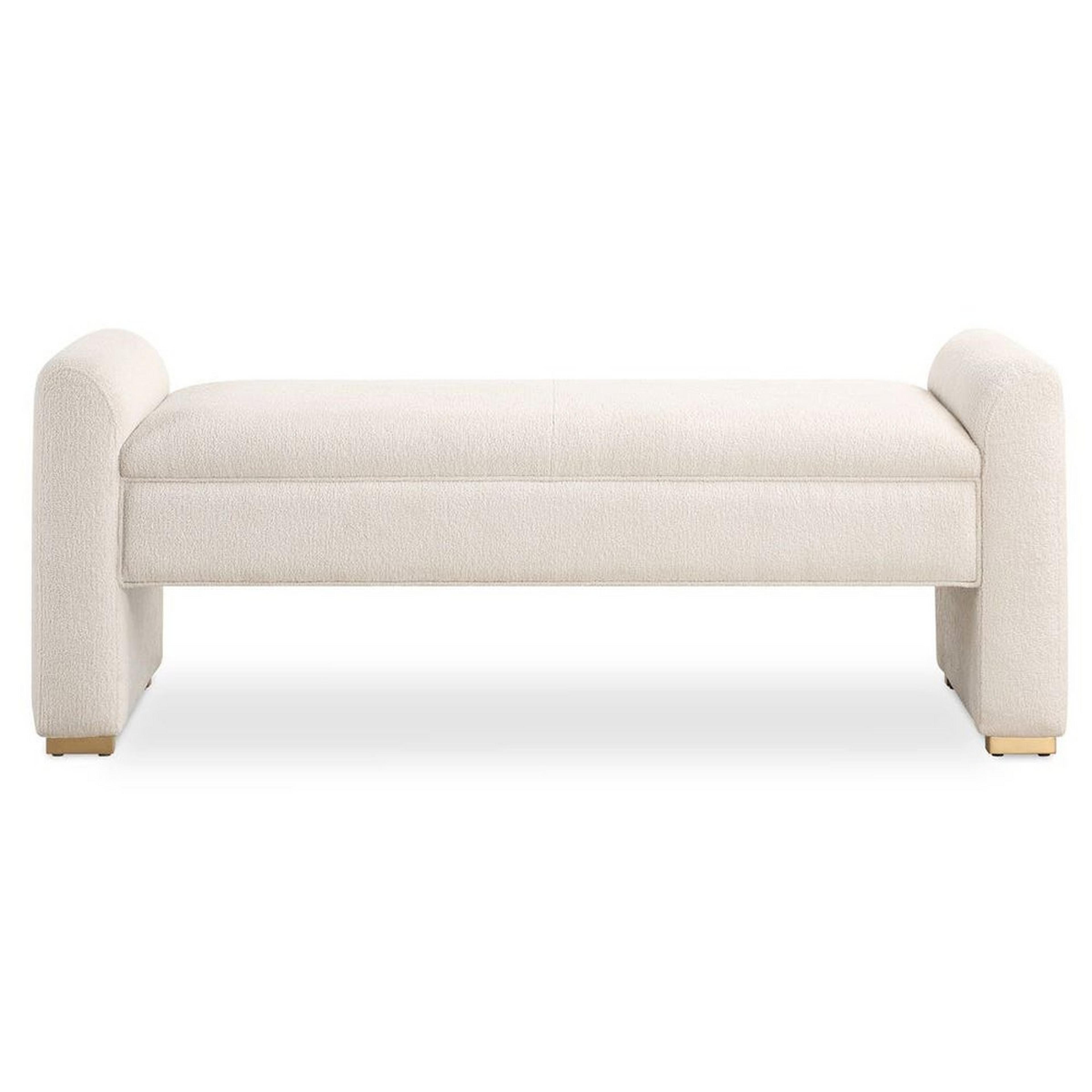 A Hamilton Bench with Ivory color