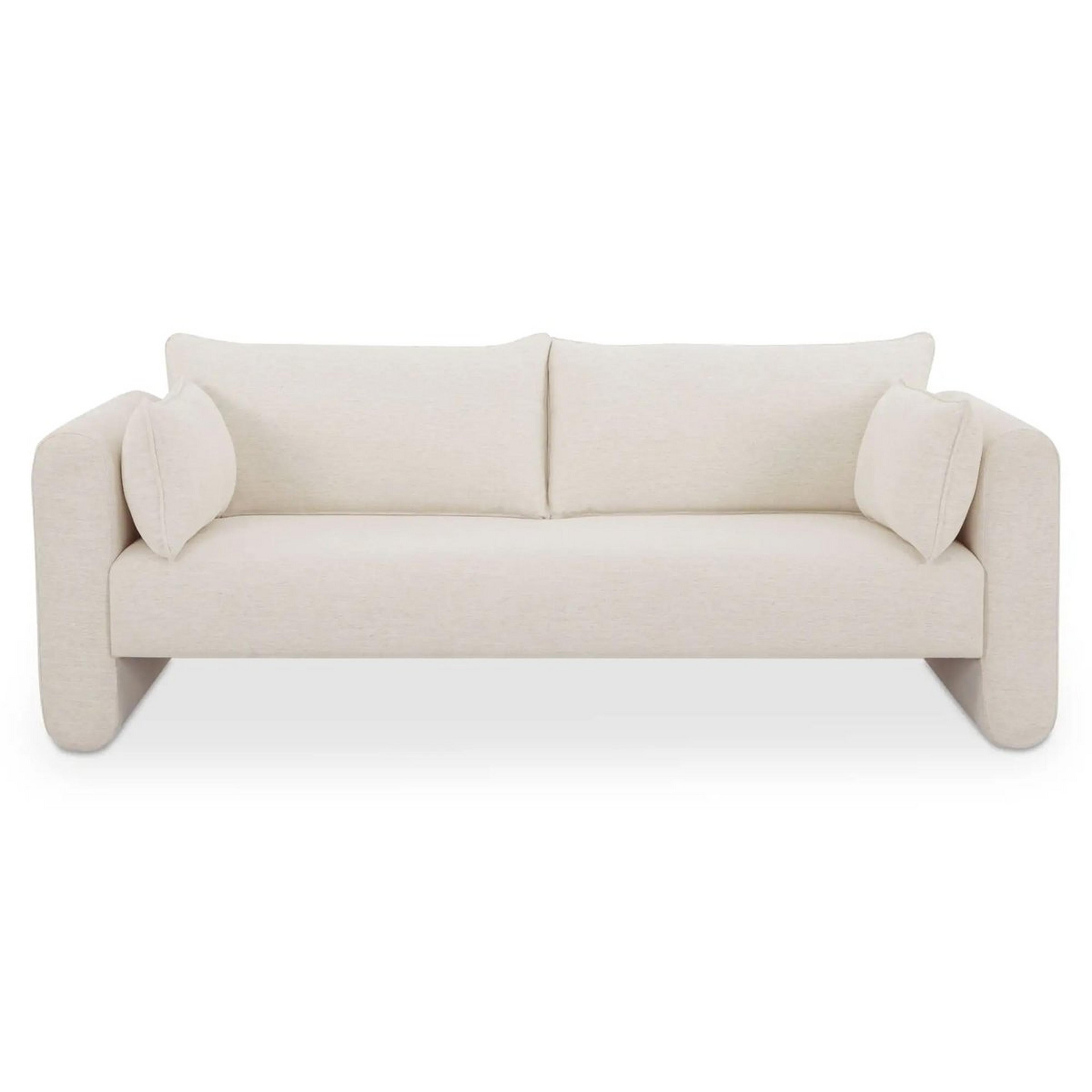 A Burnett Sofa with Oat color