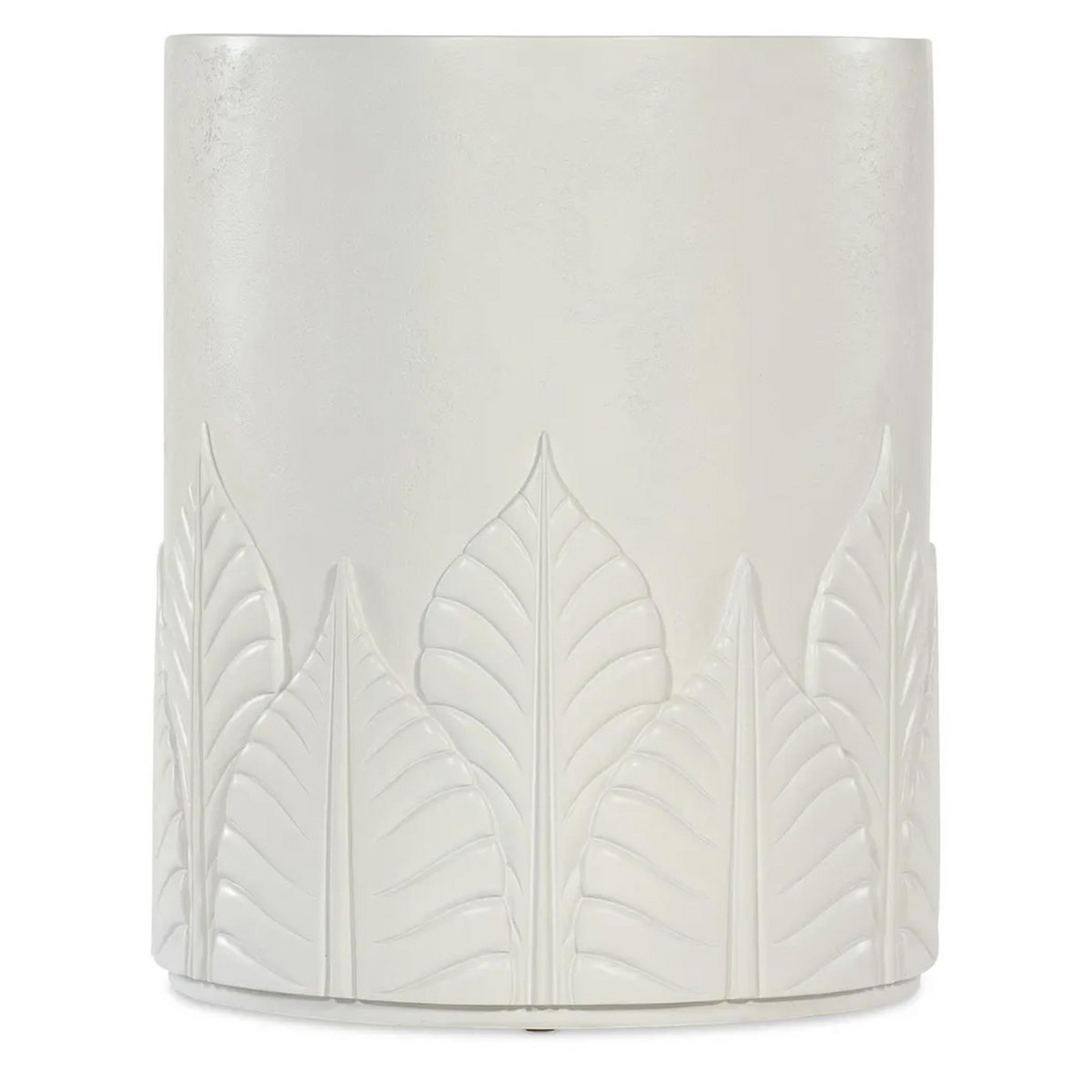 A Leafcrest End Table with White color