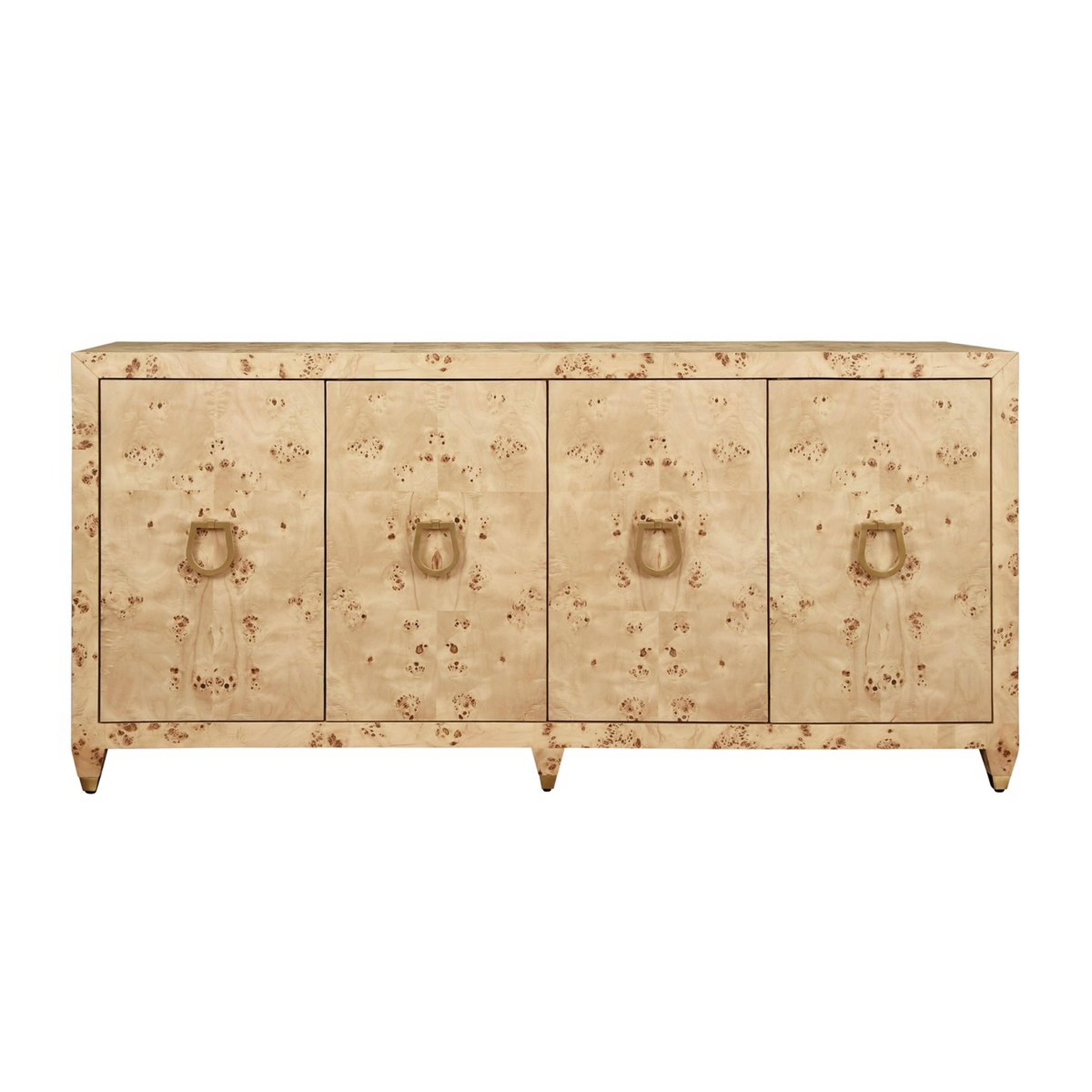 A Thornhill Buffet with Burl Wood color