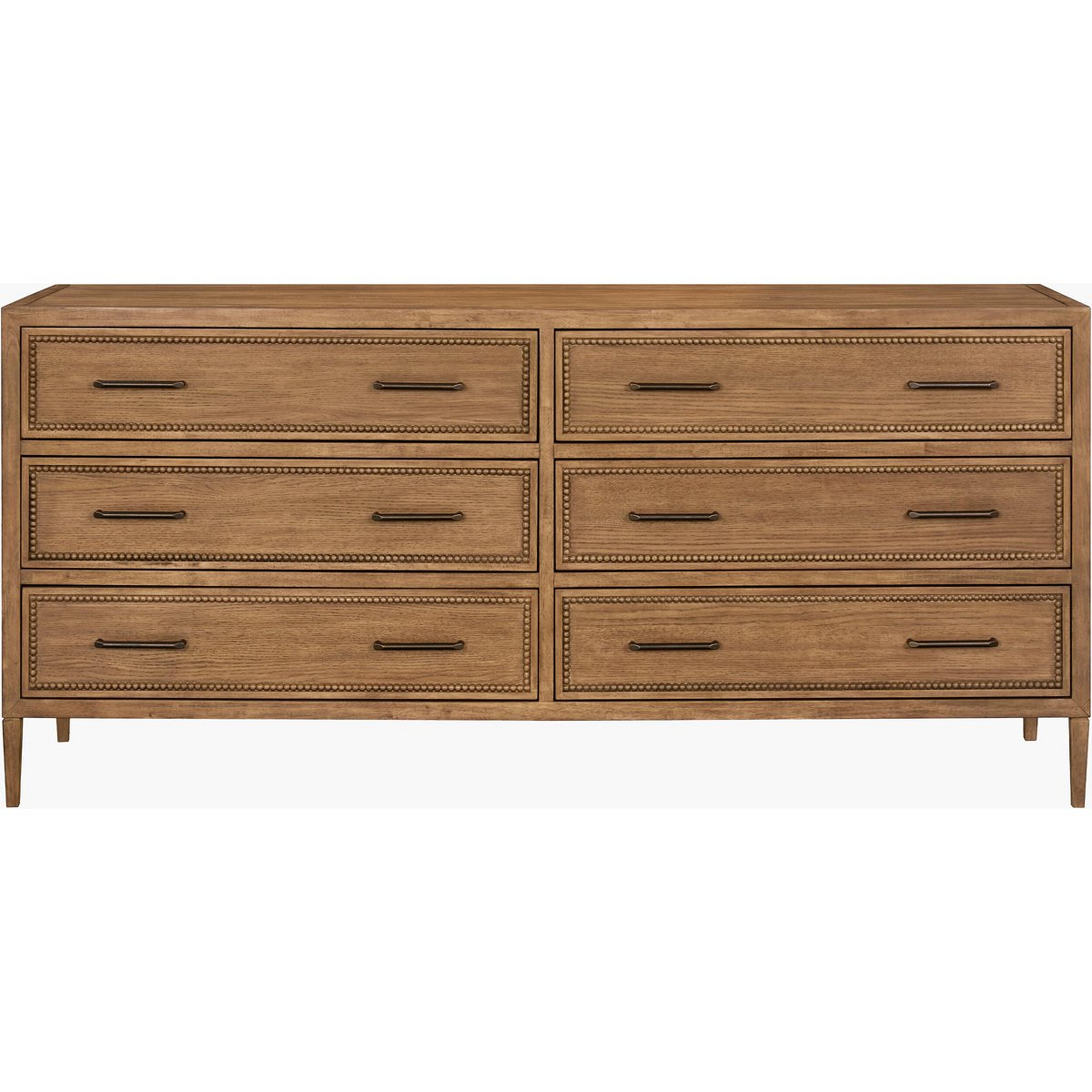 A Dustin Sideboard with Brown Oak color