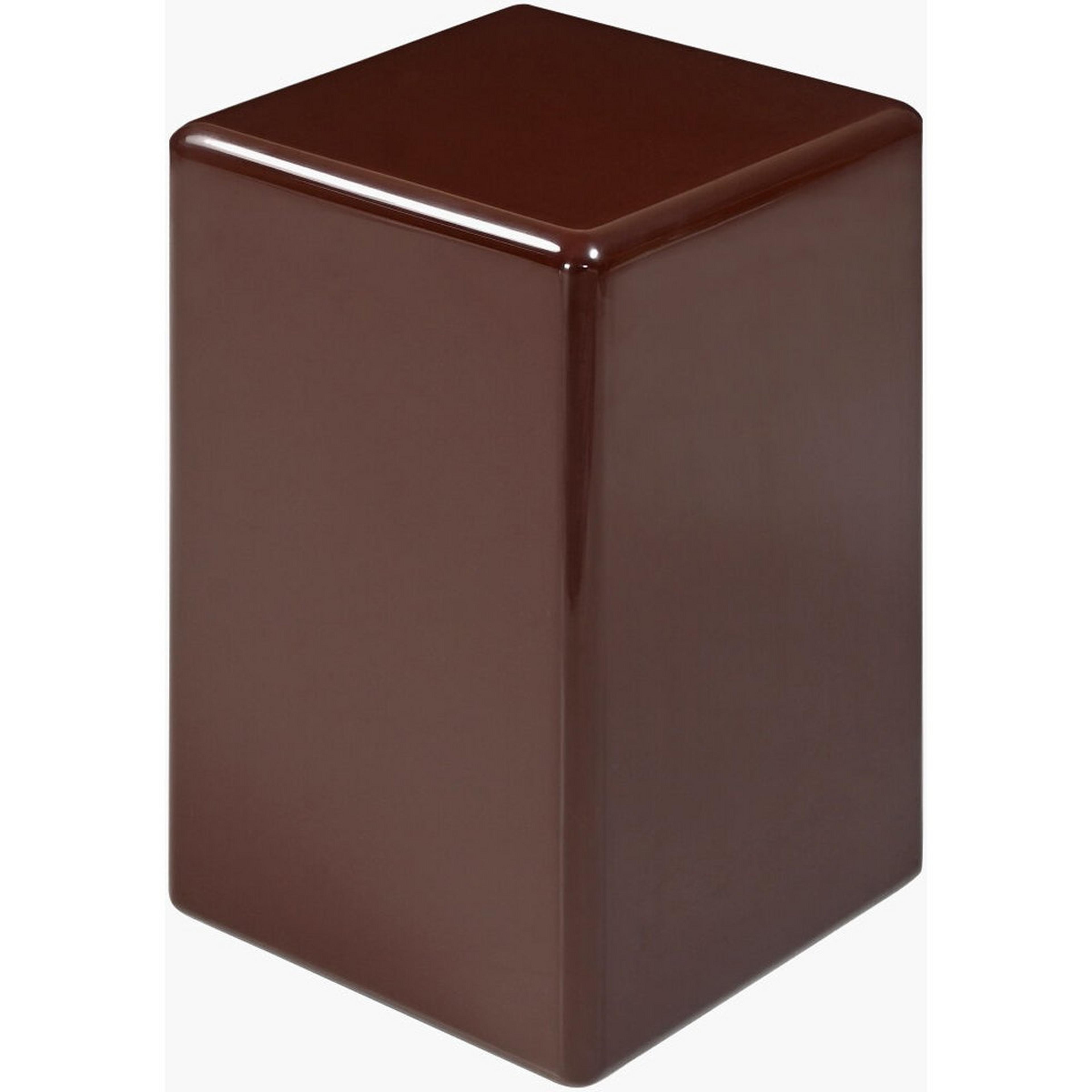 A Arlo End Table with Glossy Brown color