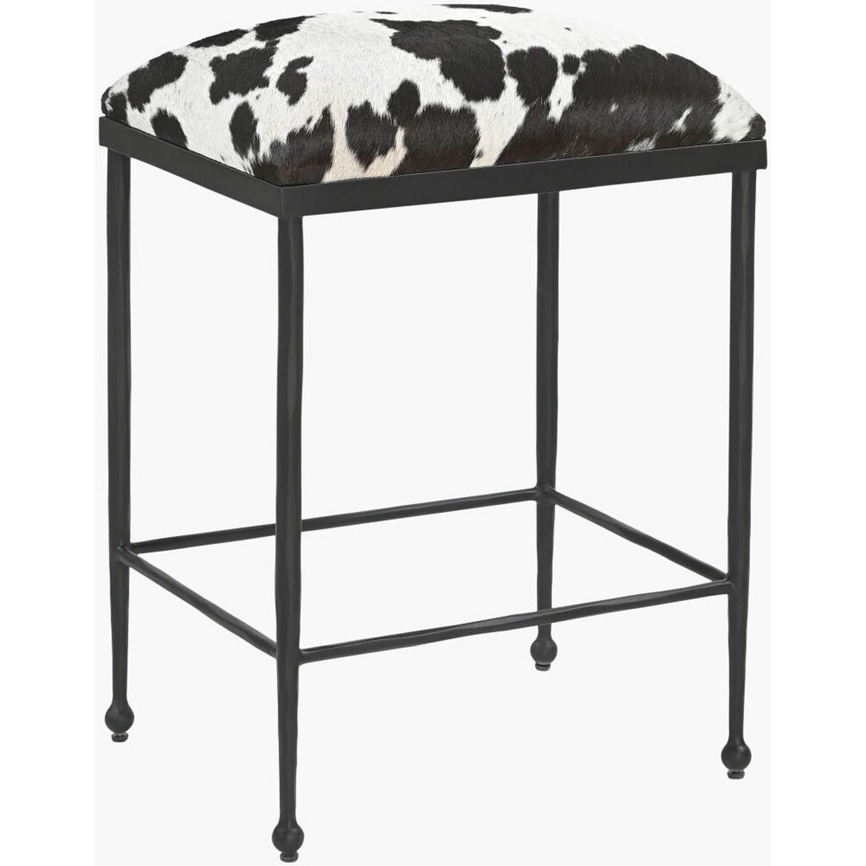 A Kaliza Counter Stool with Black / White color