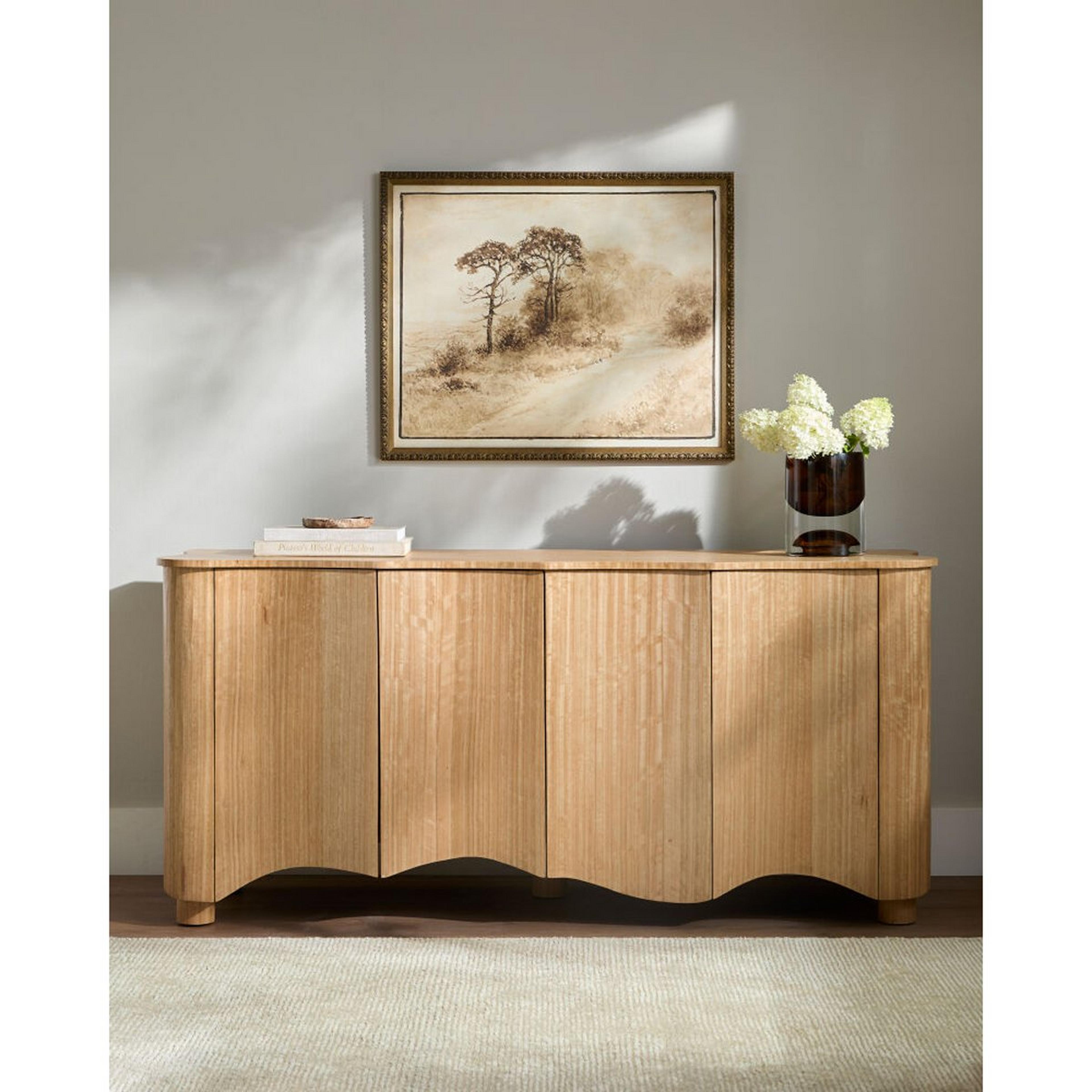 A Lincoln Sideboard with Natural Wood color