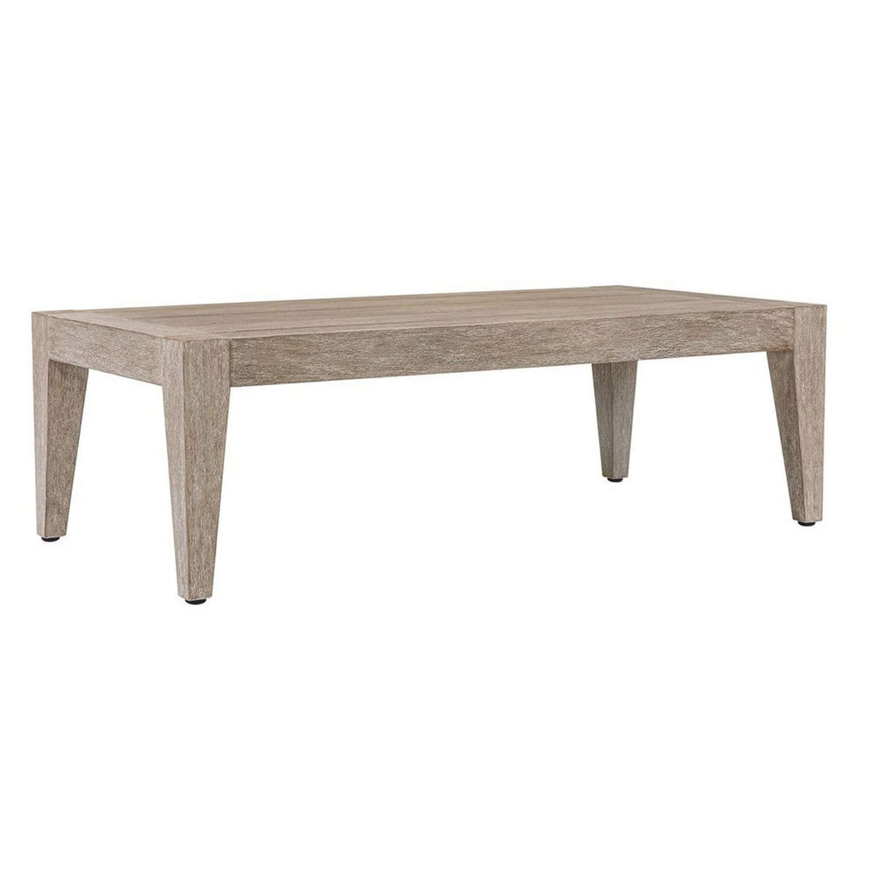 A Ephrain Indoor/Outdoor Coffee Table with Cerused Mahogany color