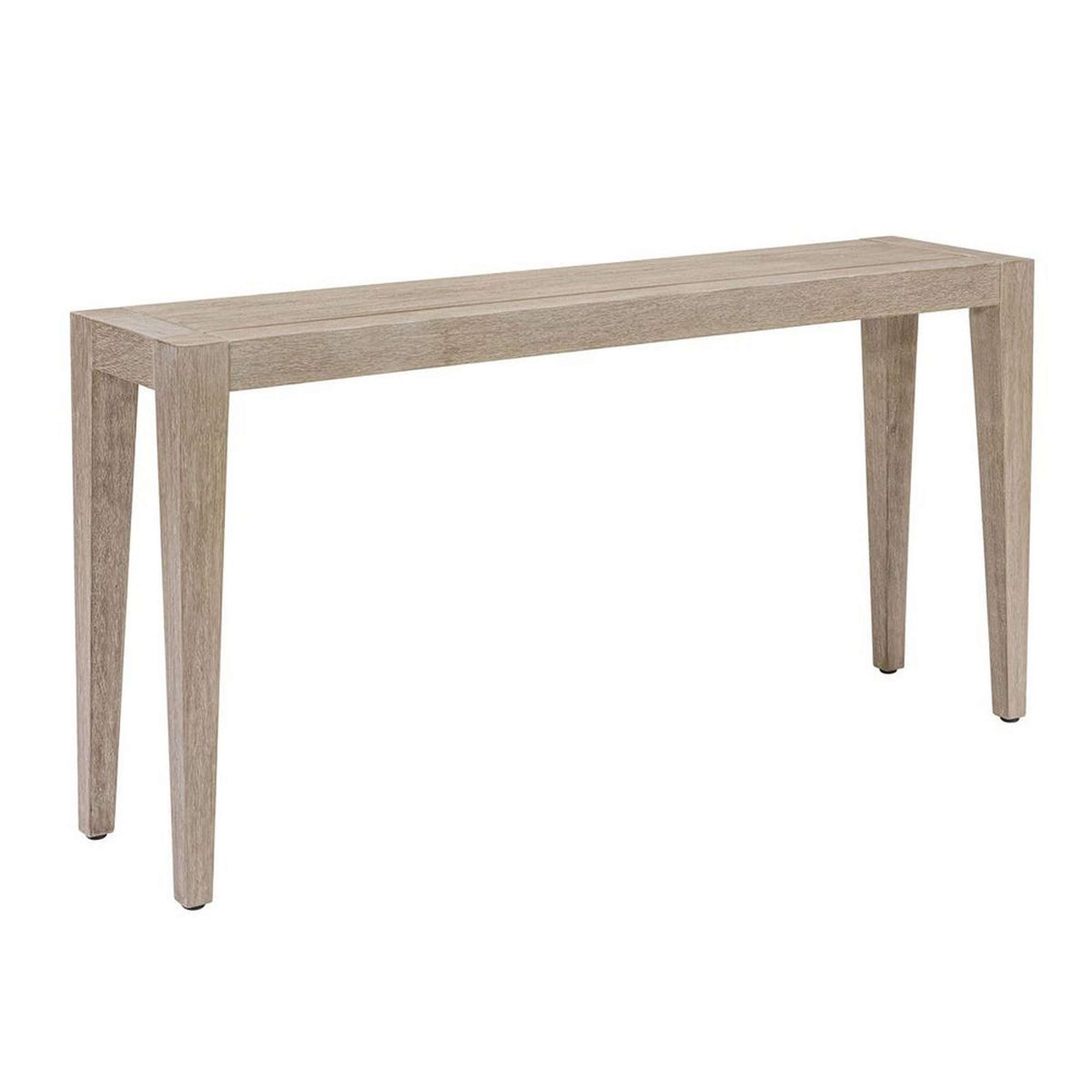 A Ephrain Indoor/Outdoor Console Table with Cerused Mahogany color