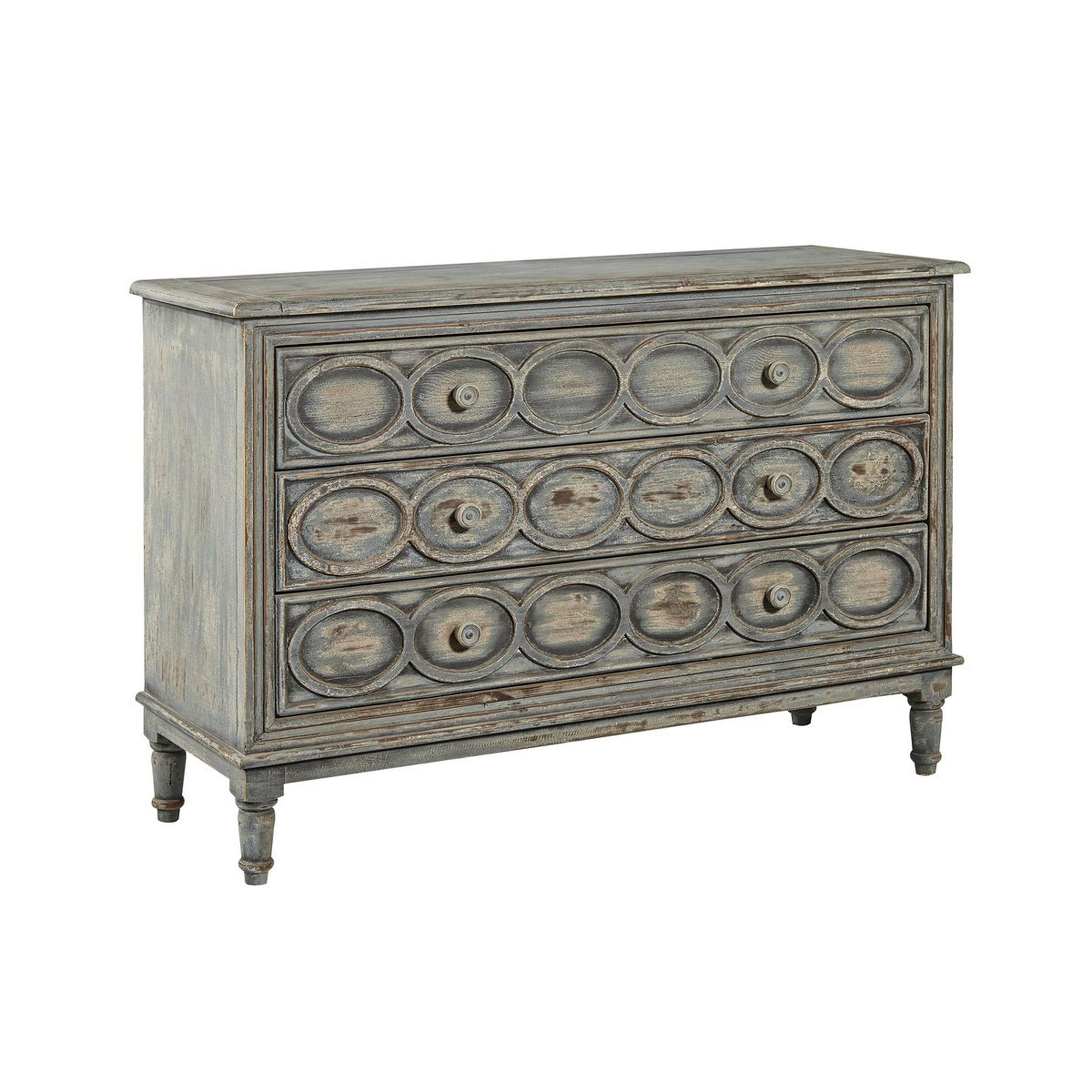 A Grayson Buffet with Soft Gray / Pine color