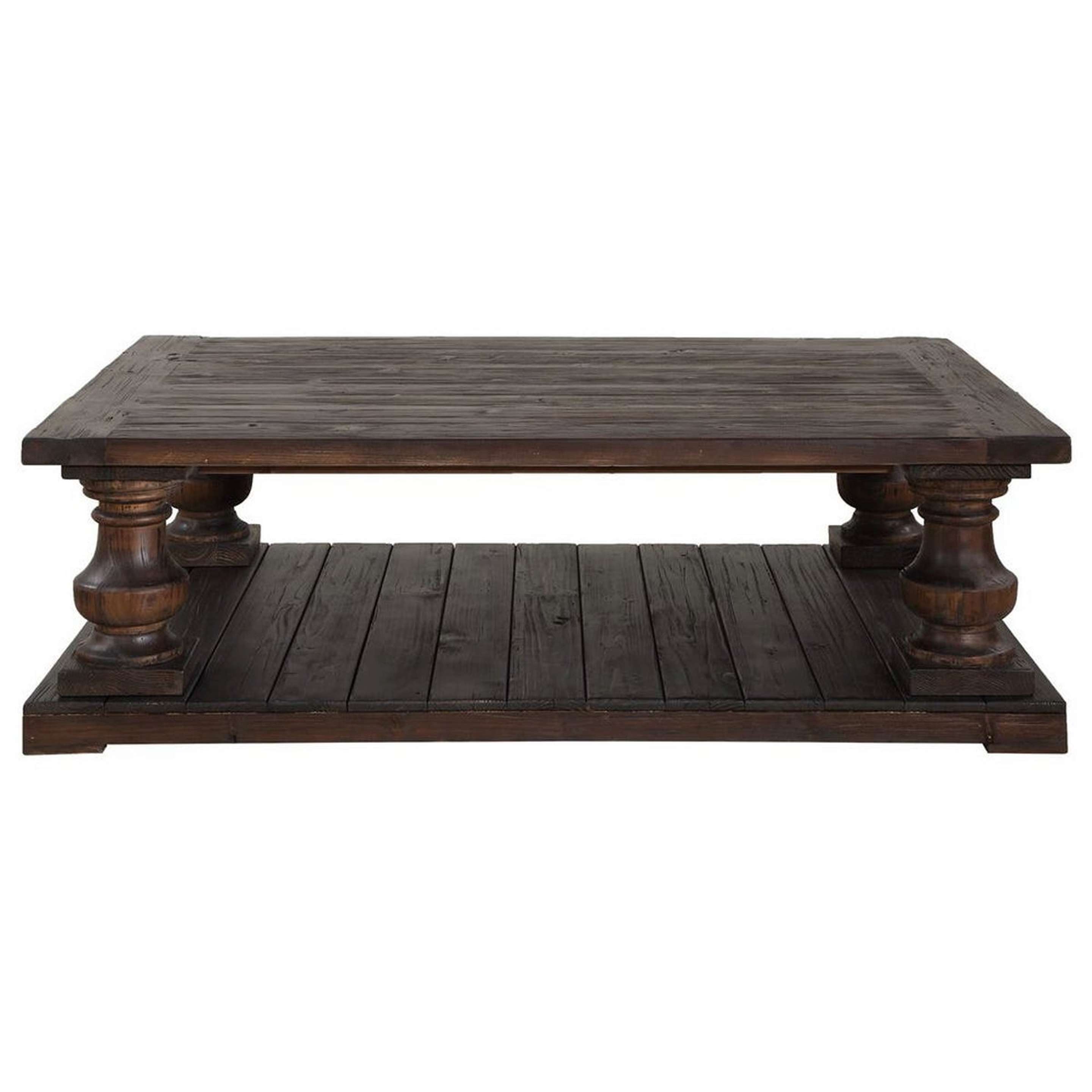 A Rothbury Coffee Table with Walnut color