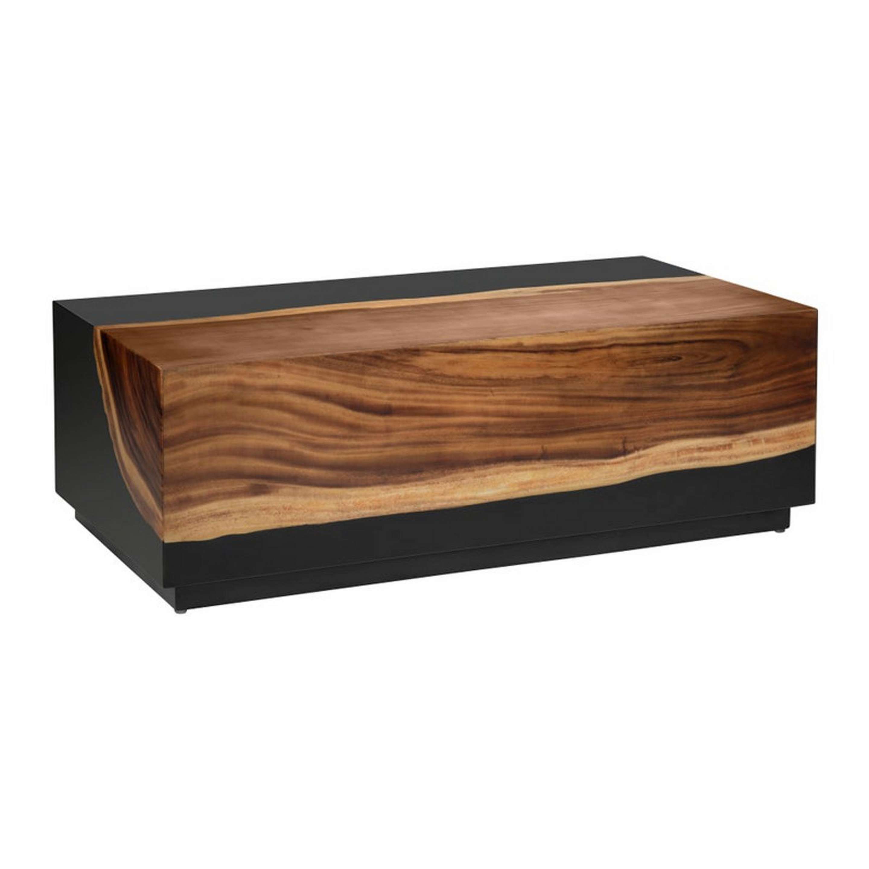 A Theonym Coffee Table with Woodtones / Black color