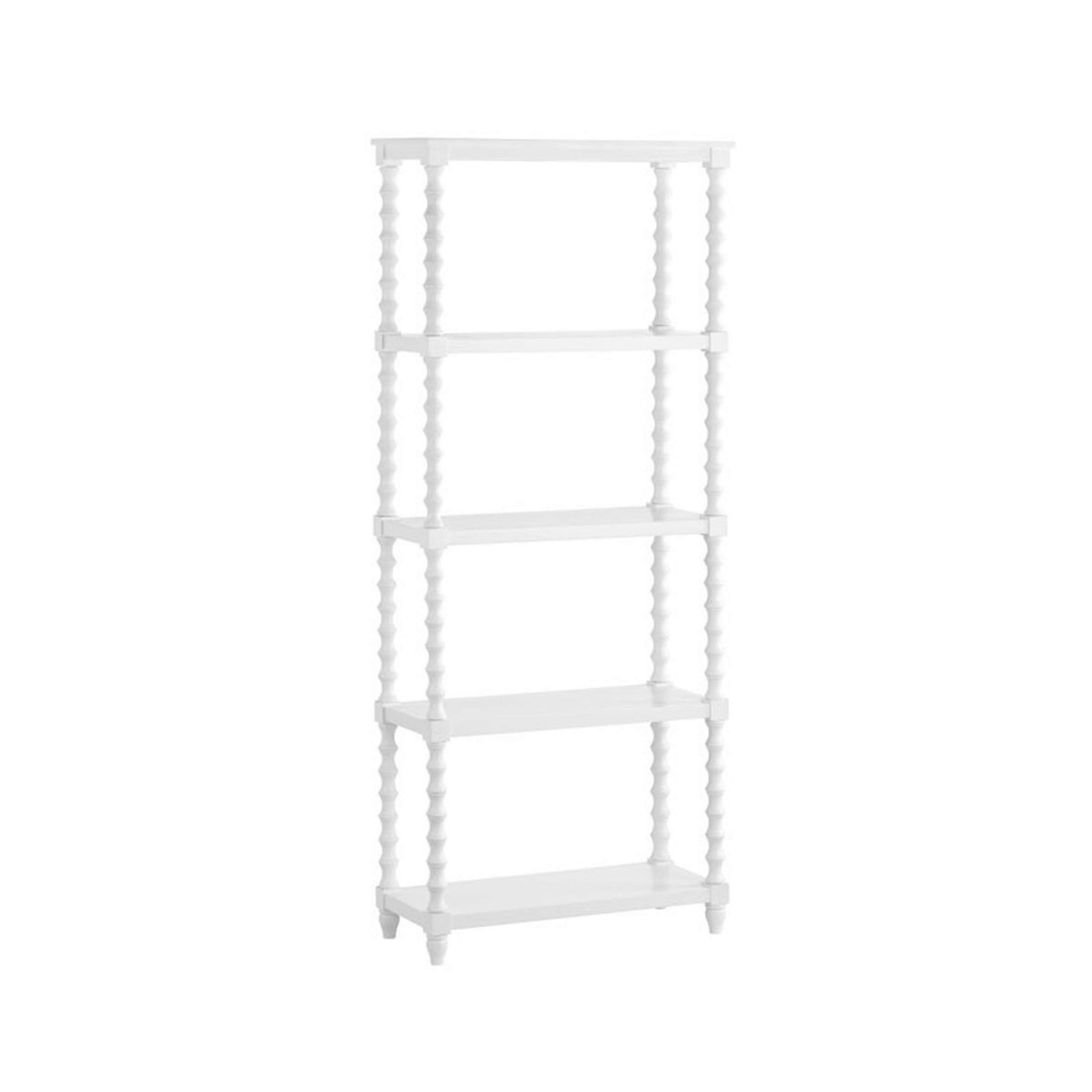 A Spindle Etagere with White color