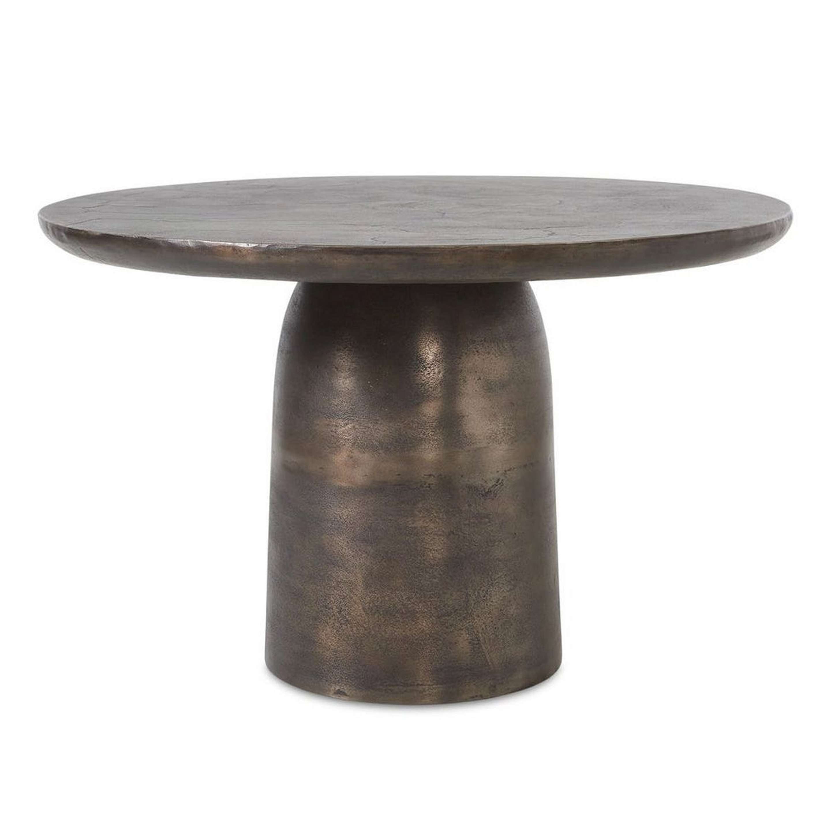 A Sardinia Indoor/Outdoor Dining Table with Bronze color