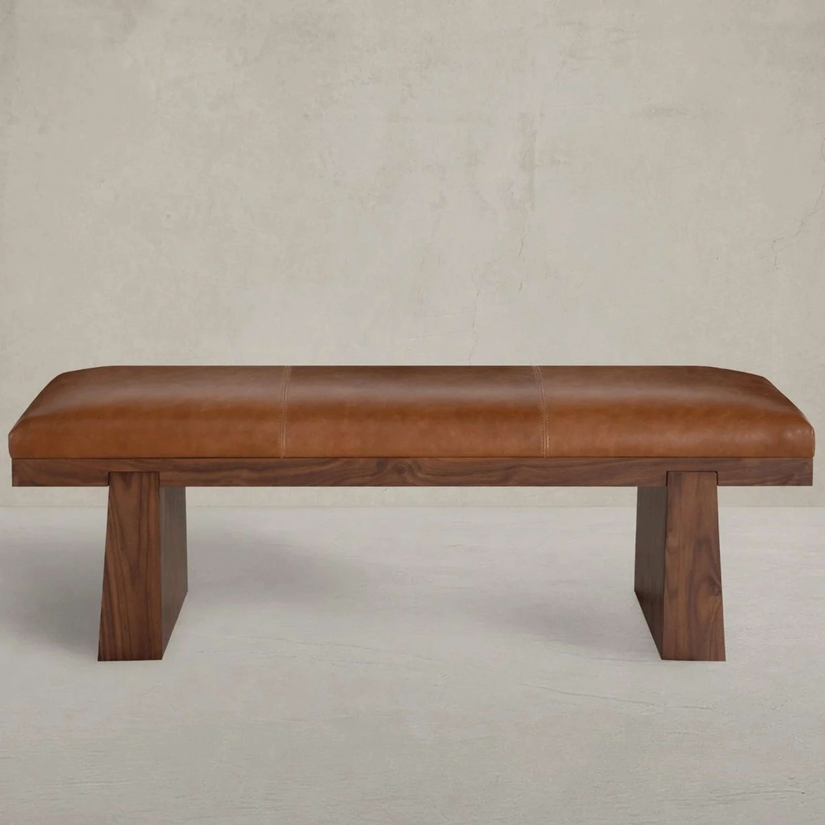 A Briggs Bench with Brown color