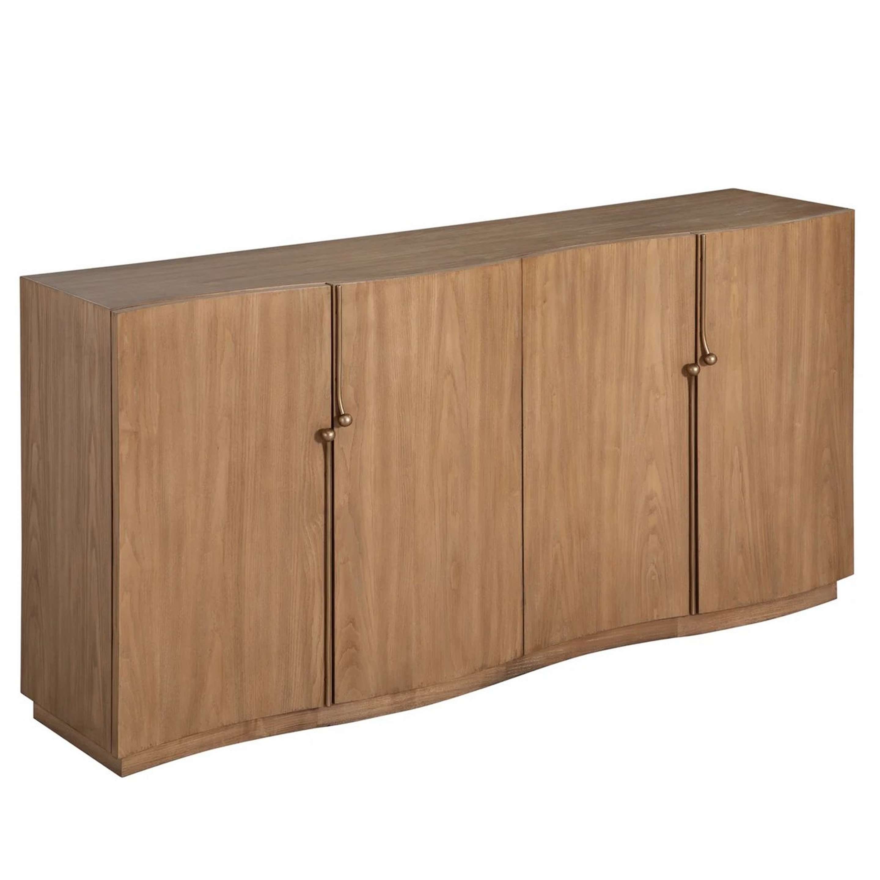 A Baltoro Sideboard Cabinet with Natural Wood color