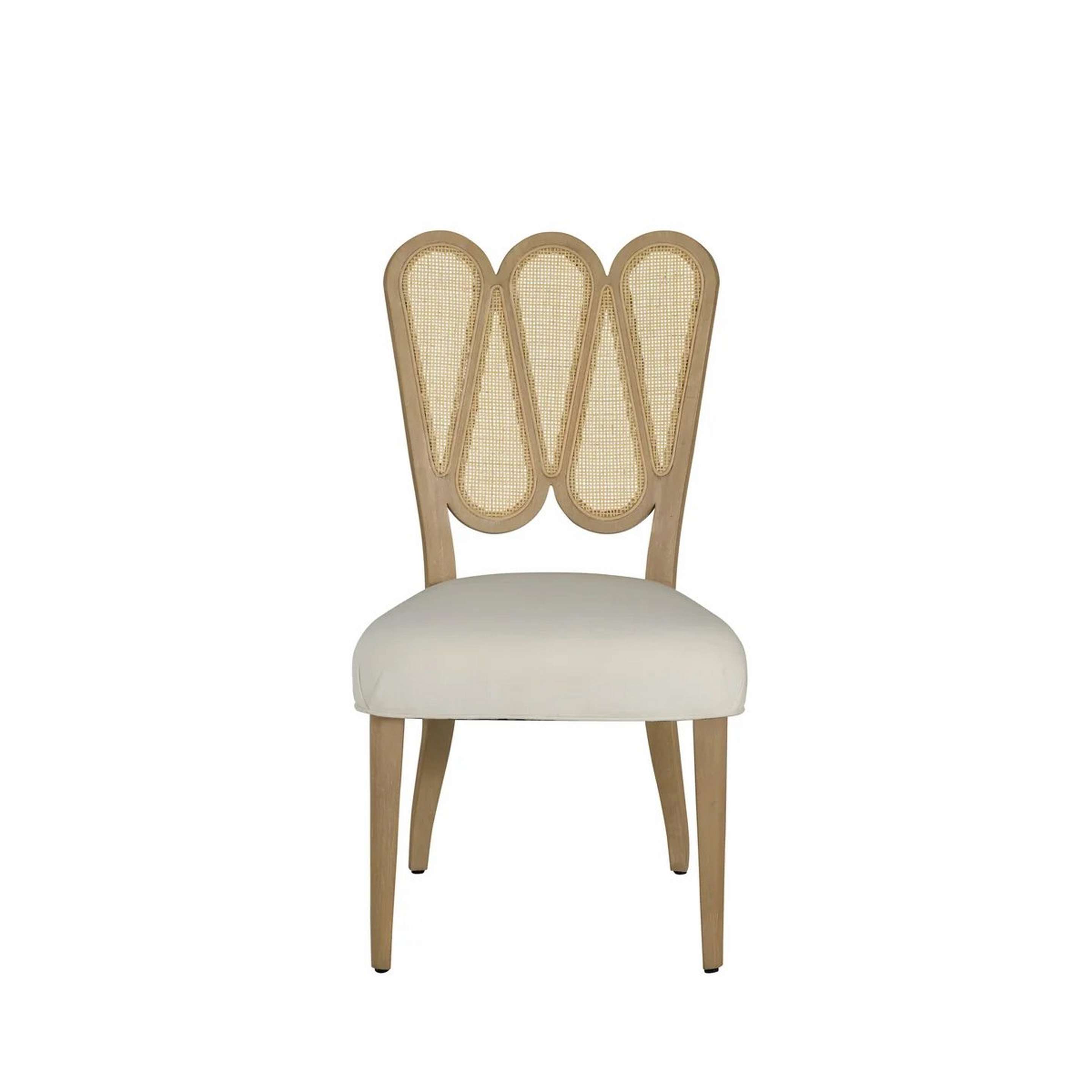 A Ingram Dining Chair with Natural Mahogany / Natural Cane color