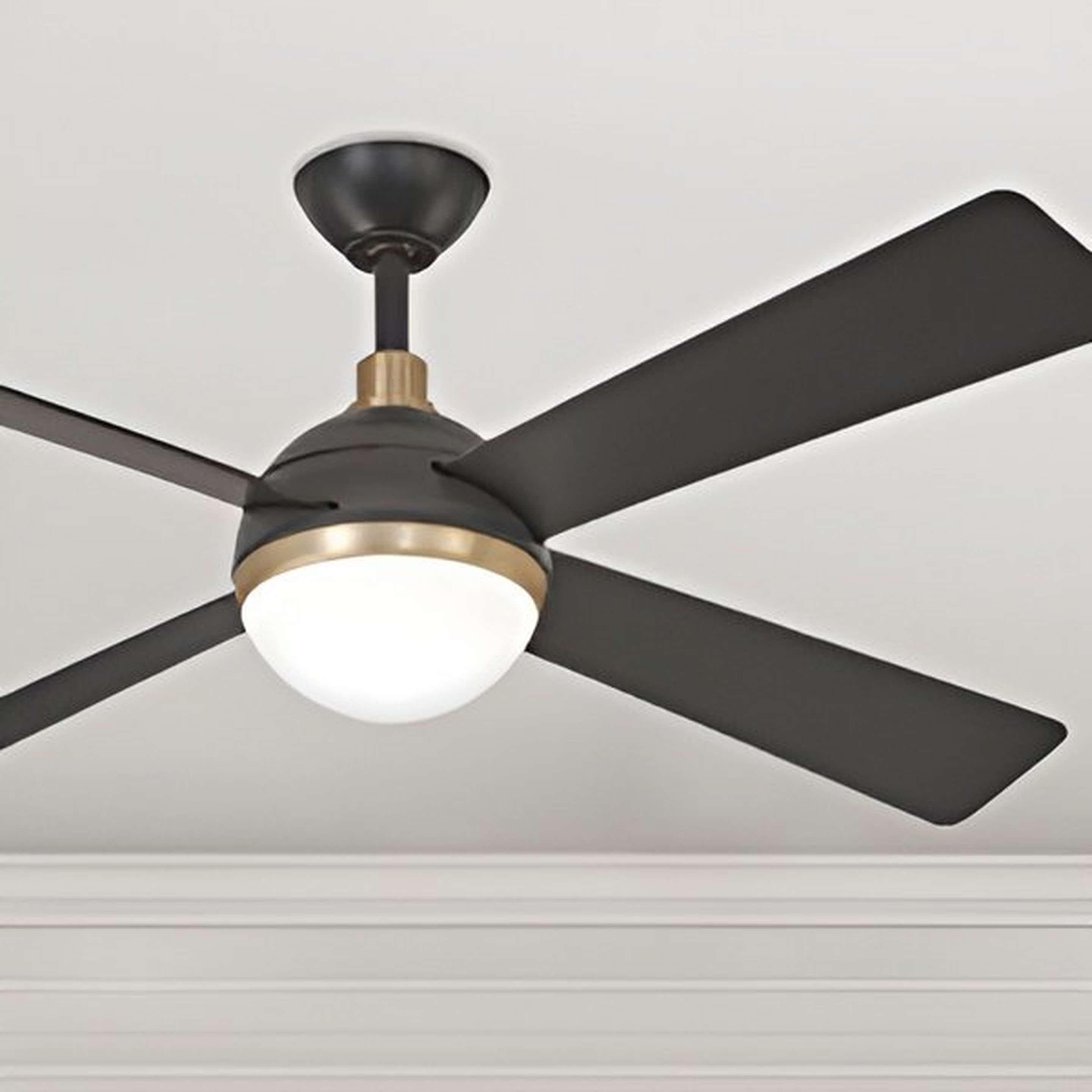 Modern Globe LED Ceiling Fan