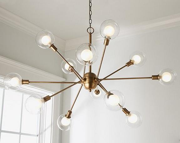 Illuminated Burst Chandelier - 12 Light