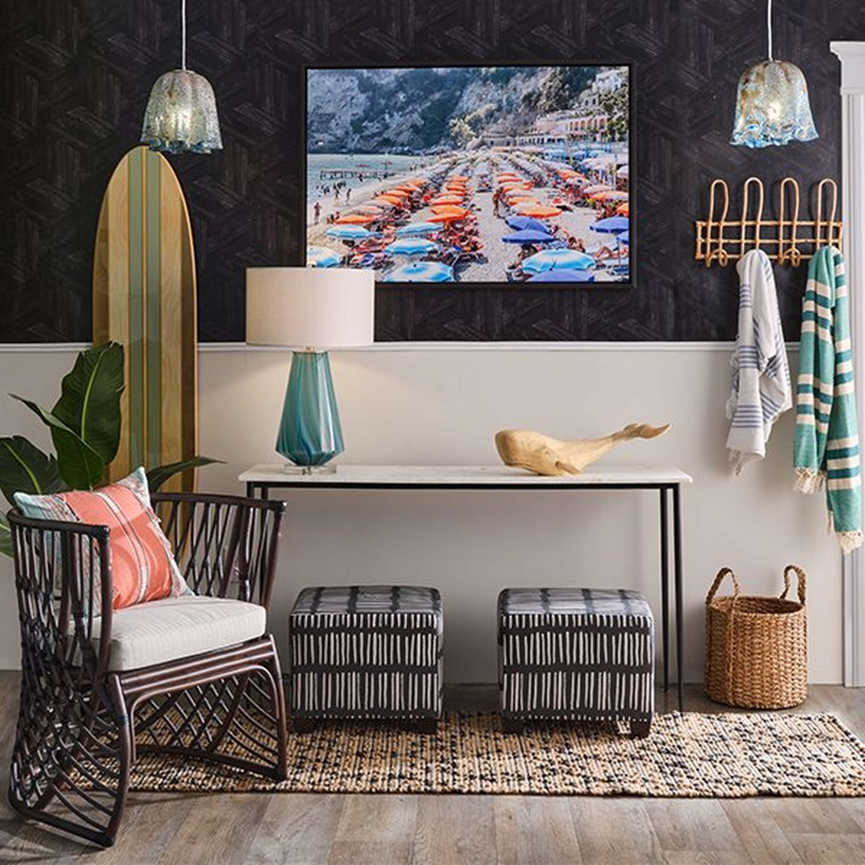 Coastal Inspired Entryway
