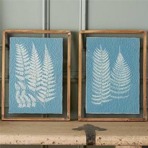 Wood Framed Flora Print Wall Art