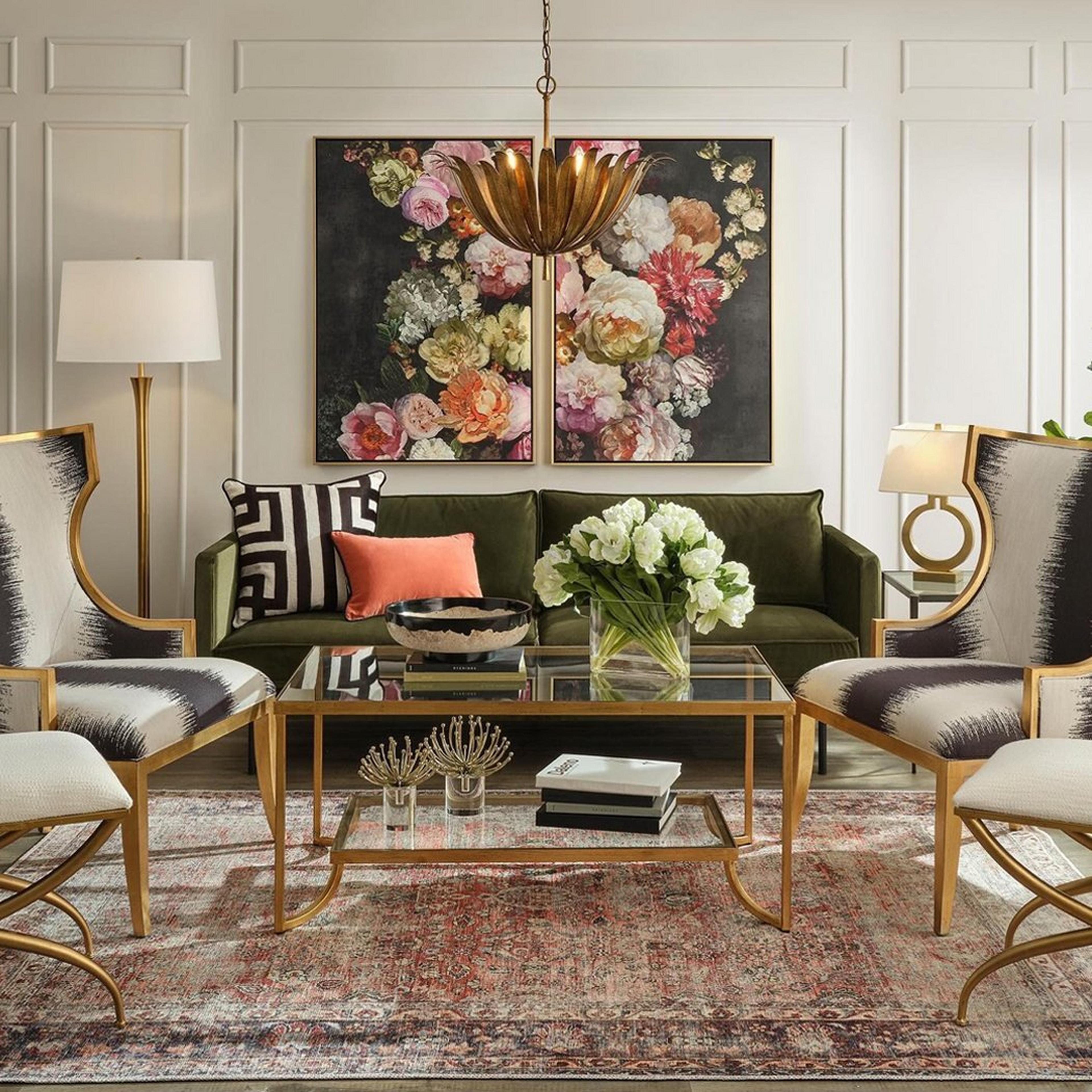 Blossoming Elegance inspired sitting room