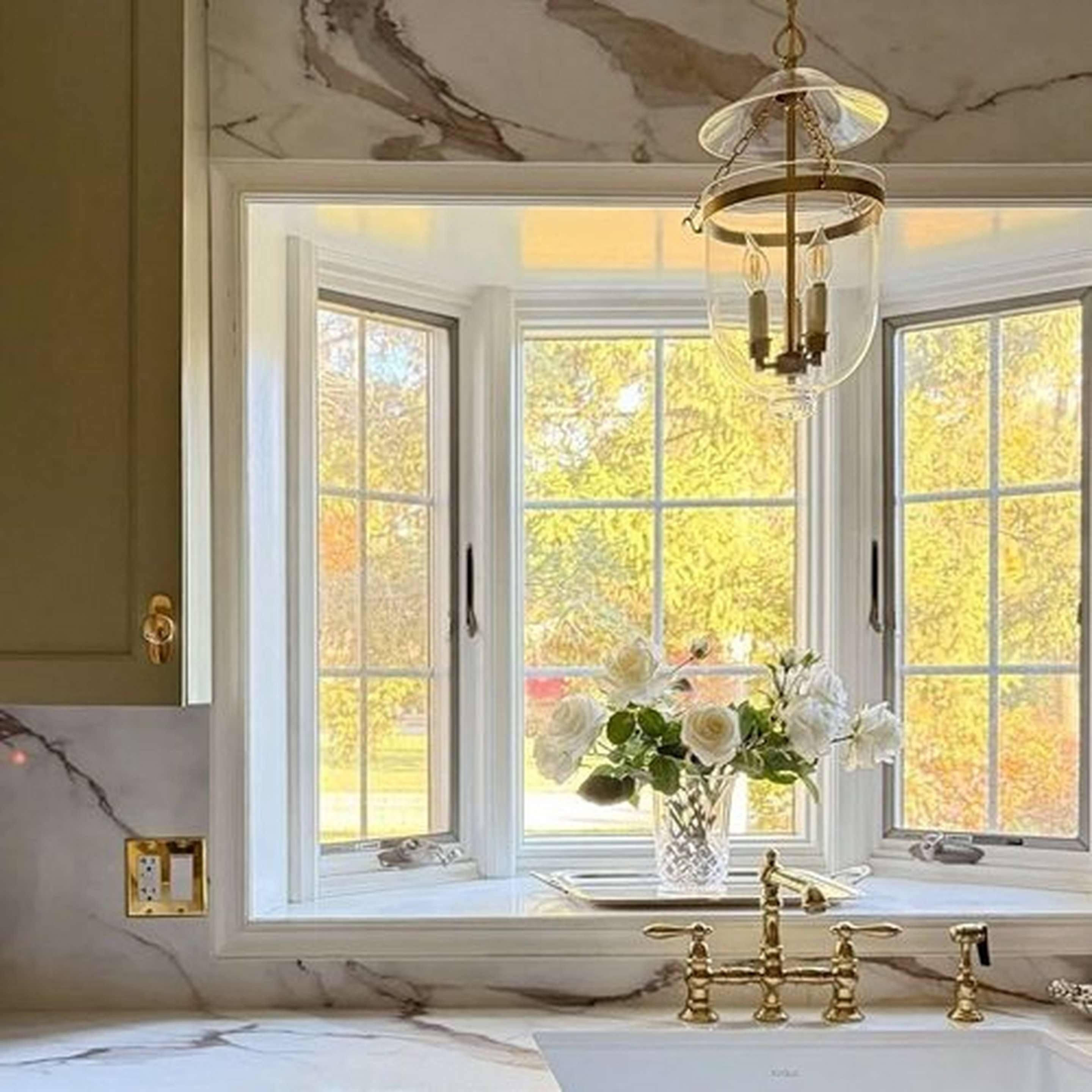 Smokebell Lantern over a kitchen sink