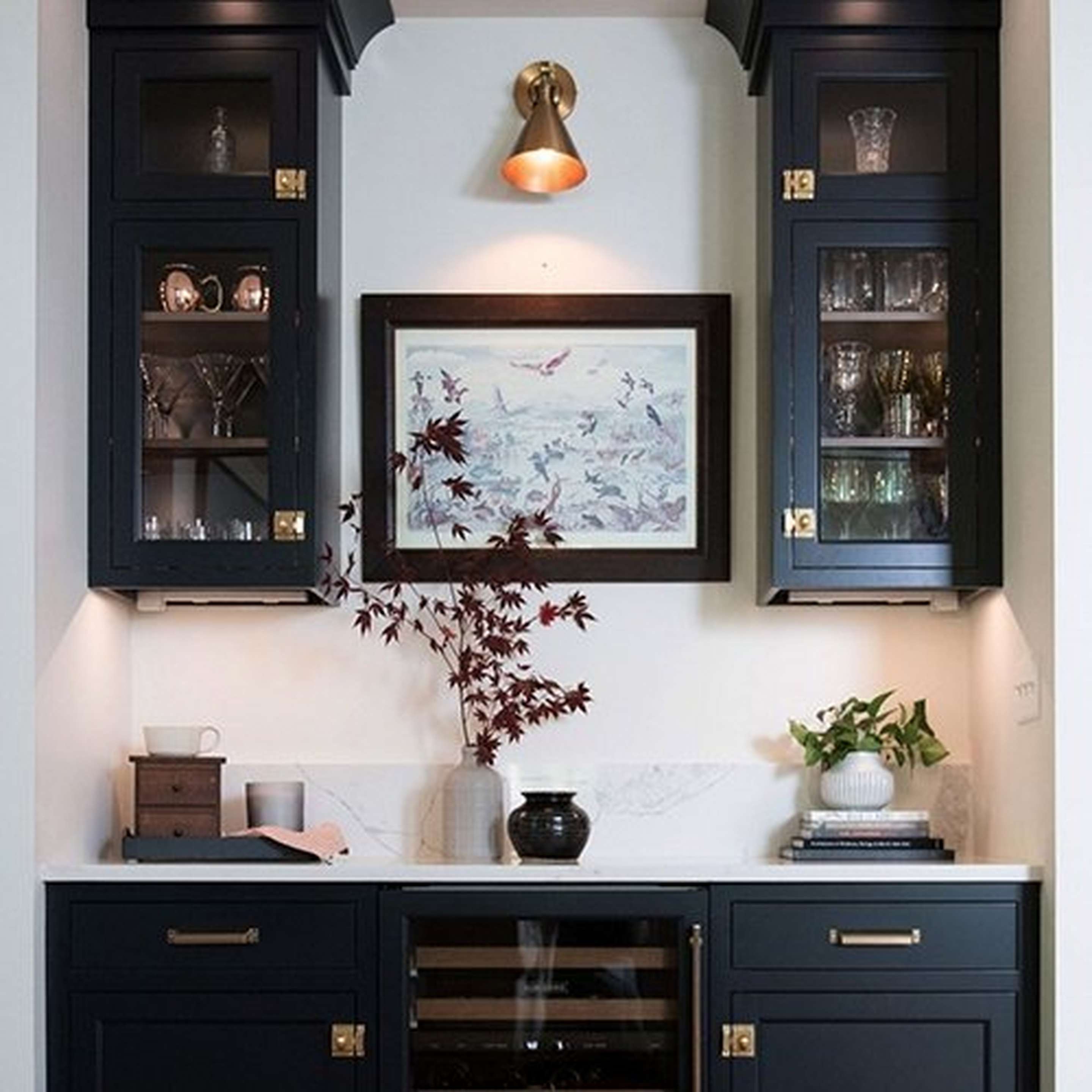 Cyrus Swing Arm Sconce - Metal Shade