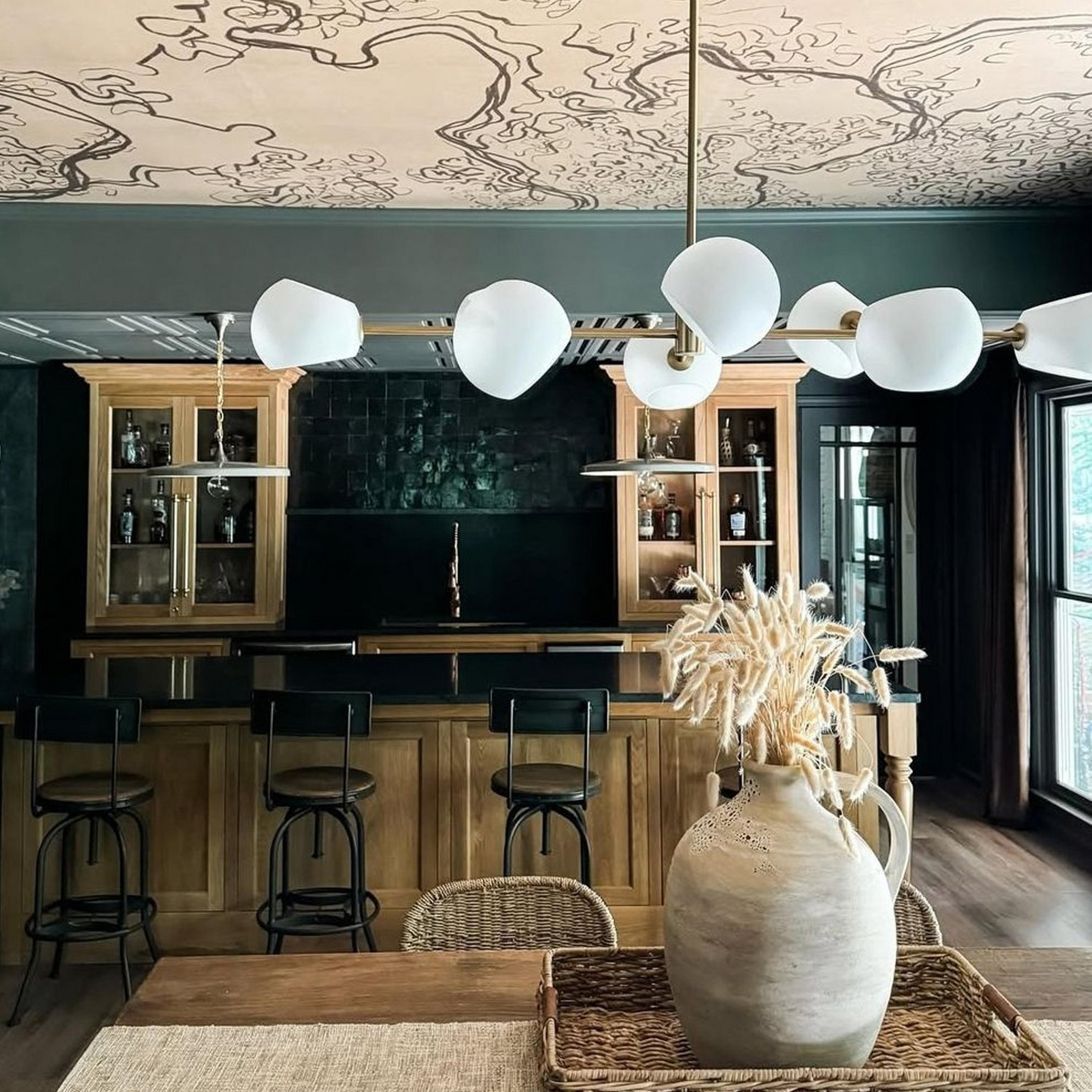 Opal Xaviero Glass Island Chandelier