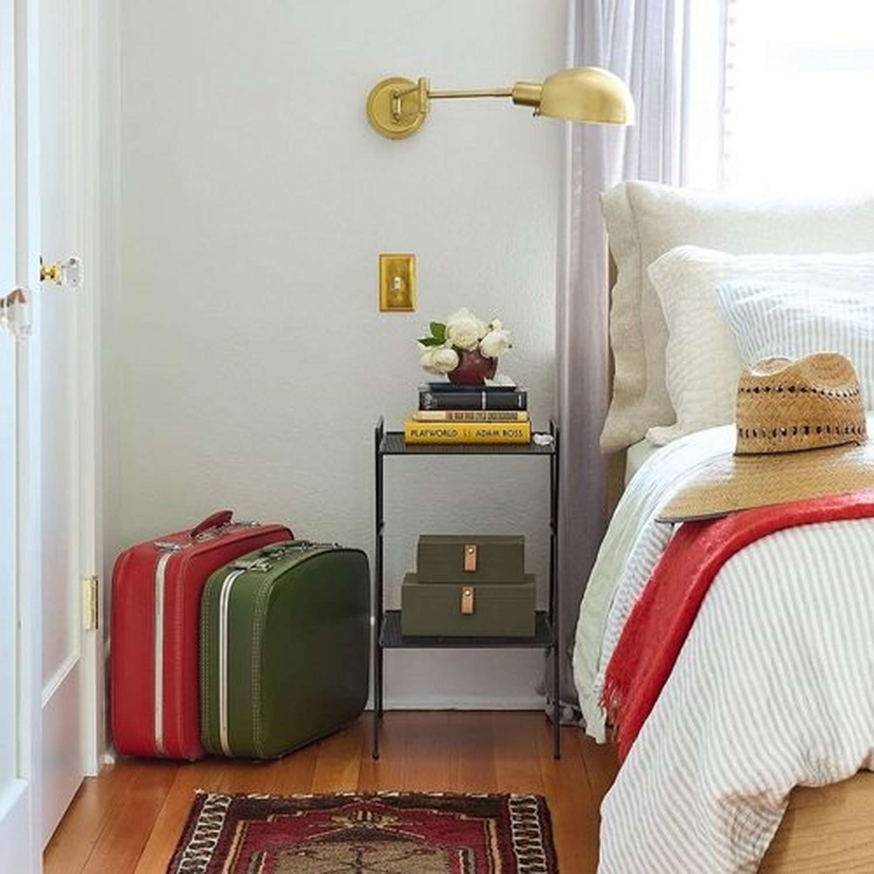 Industrial Pharmacy Swing Arm in a bedroom